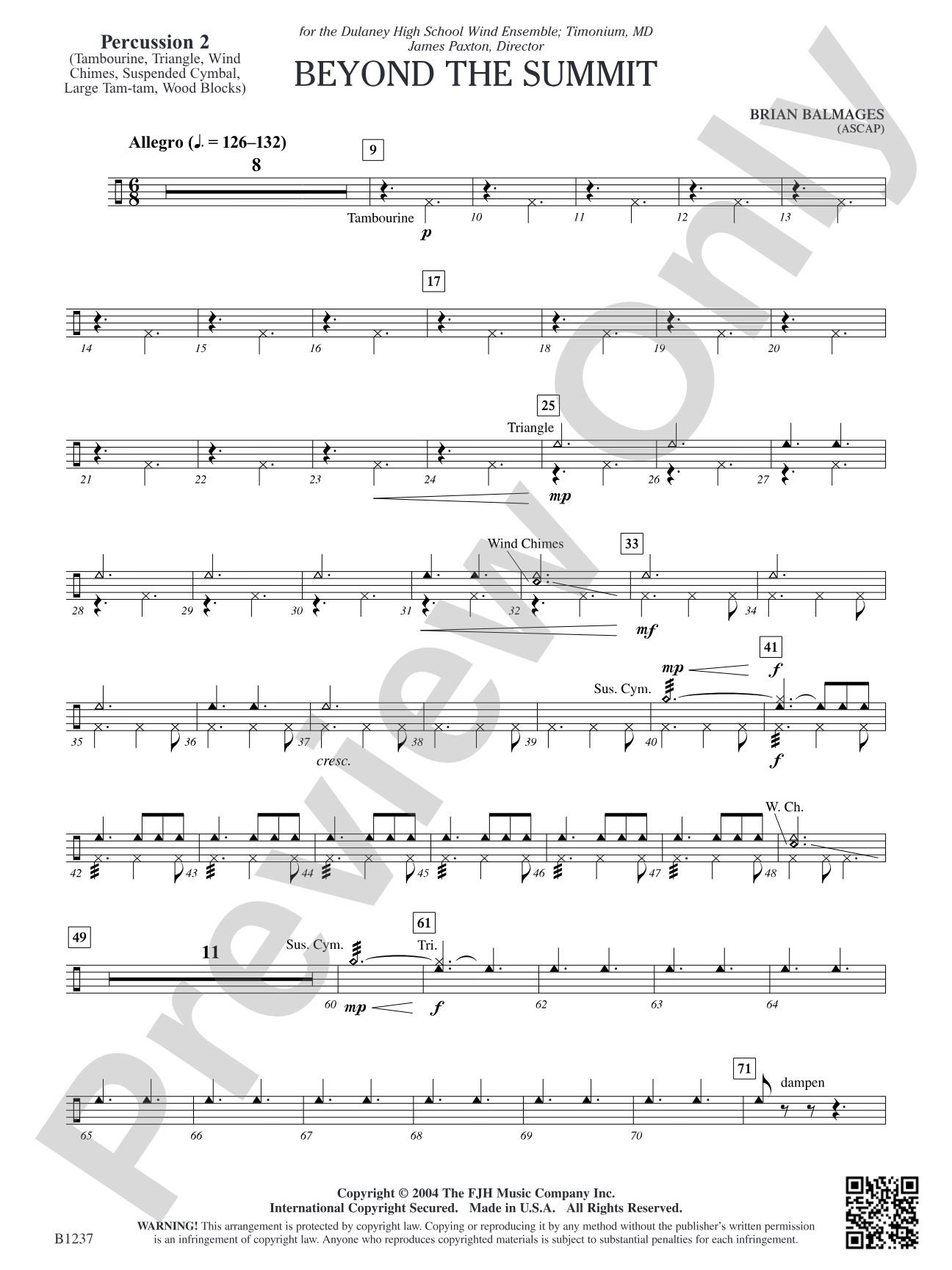 Beyond the Summit: Percussion 2