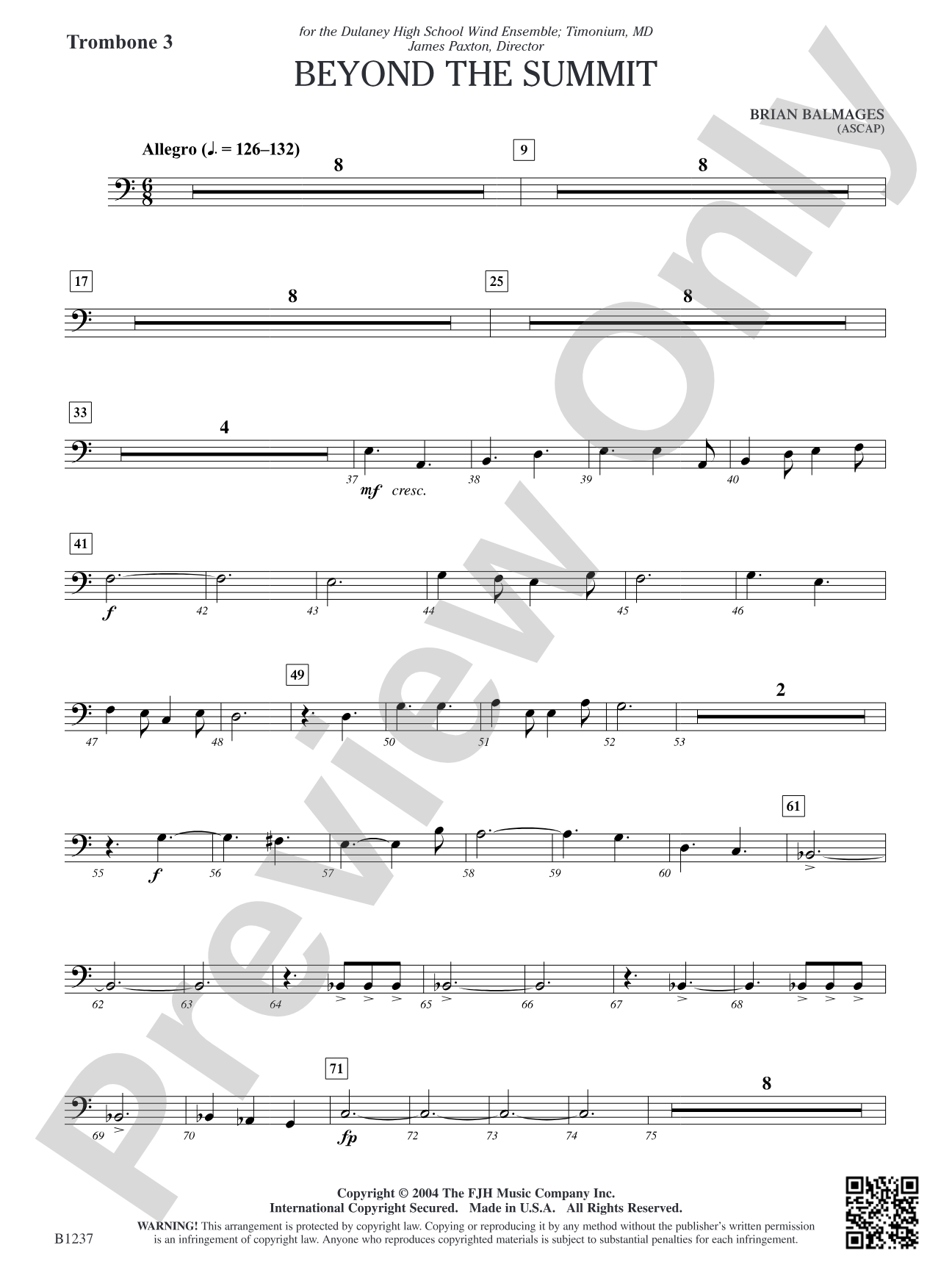 Beyond the Summit: Trombone 3