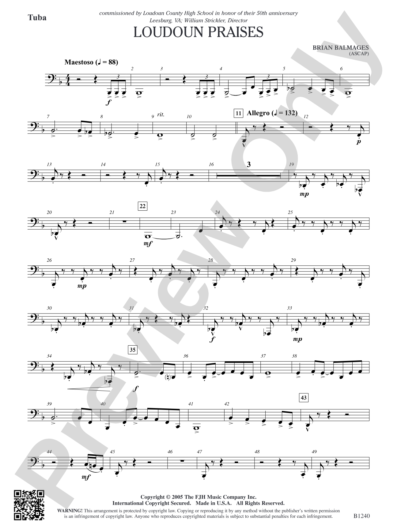 Loudoun Praises: Tuba