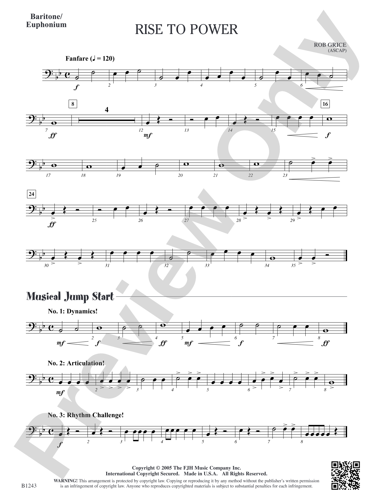 Rise to Power: Baritone/Euphonium
