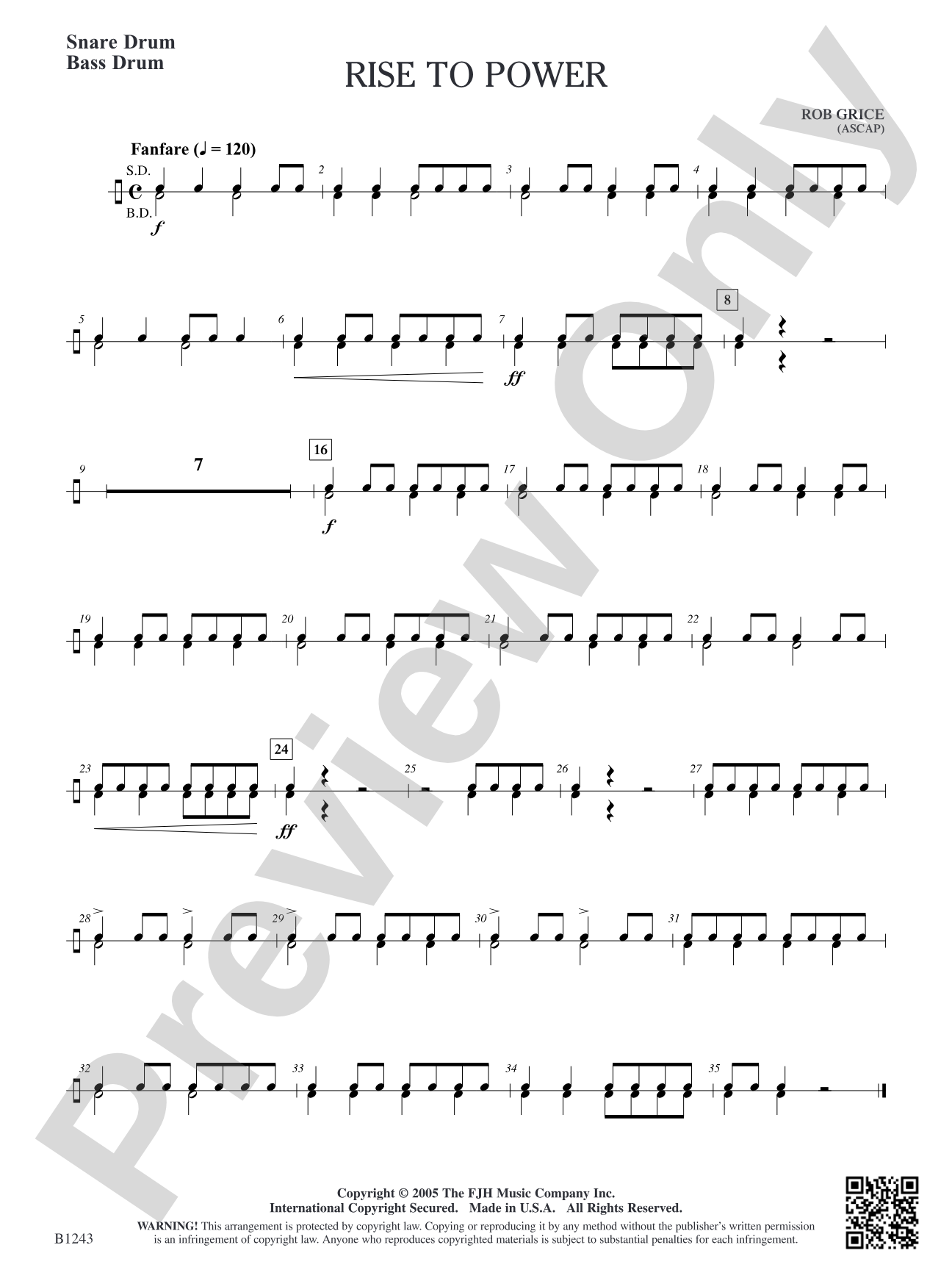 Rise to Power: Snare Drum/Bass Drum