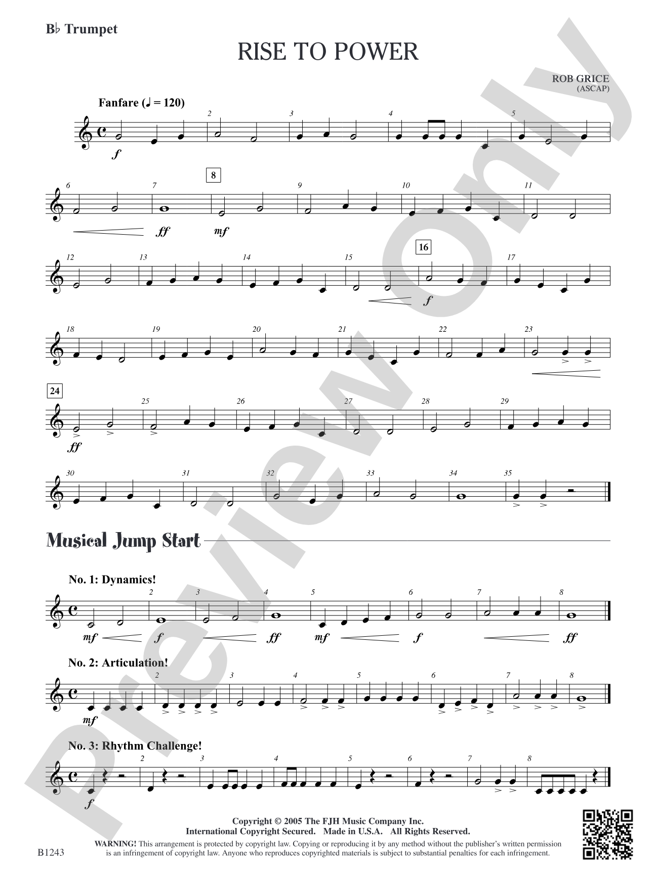 Rise to Power: B-flat Trumpet