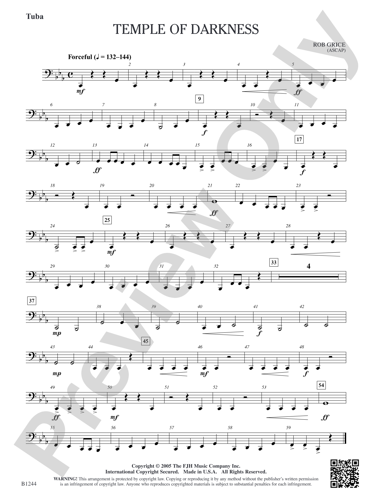 Temple of Darkness: Tuba
