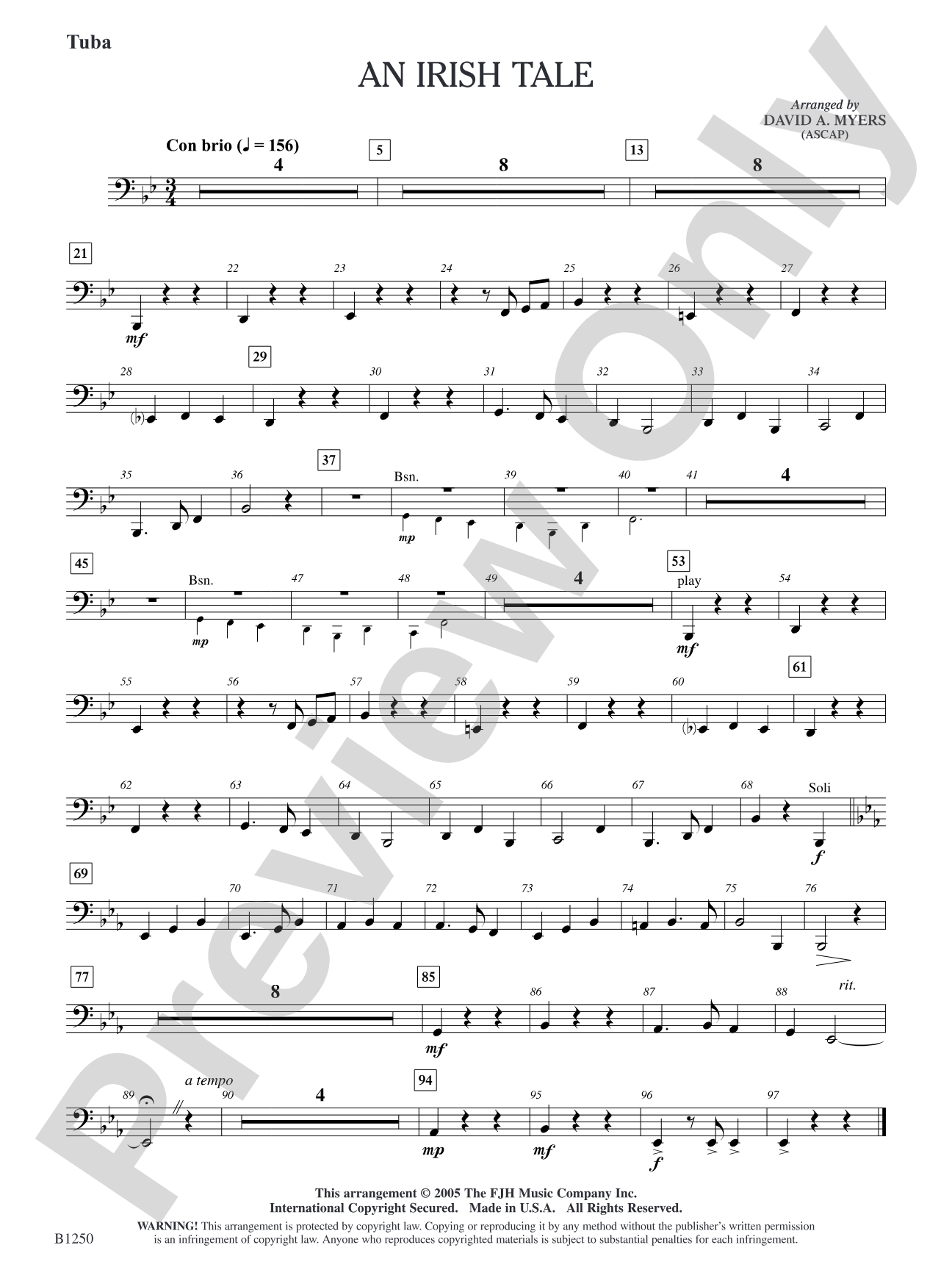 An Irish Tale: Tuba