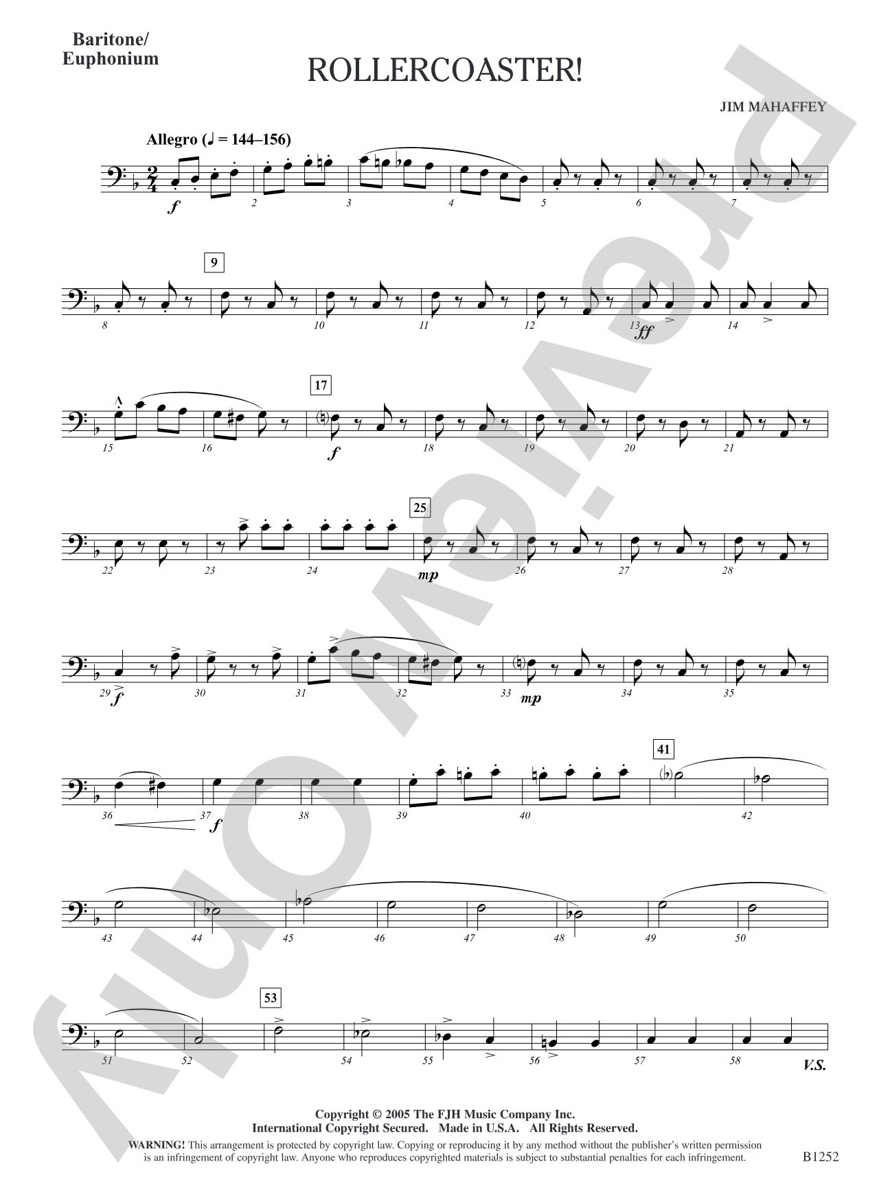 Rollercoaster!: Baritone/Euphonium