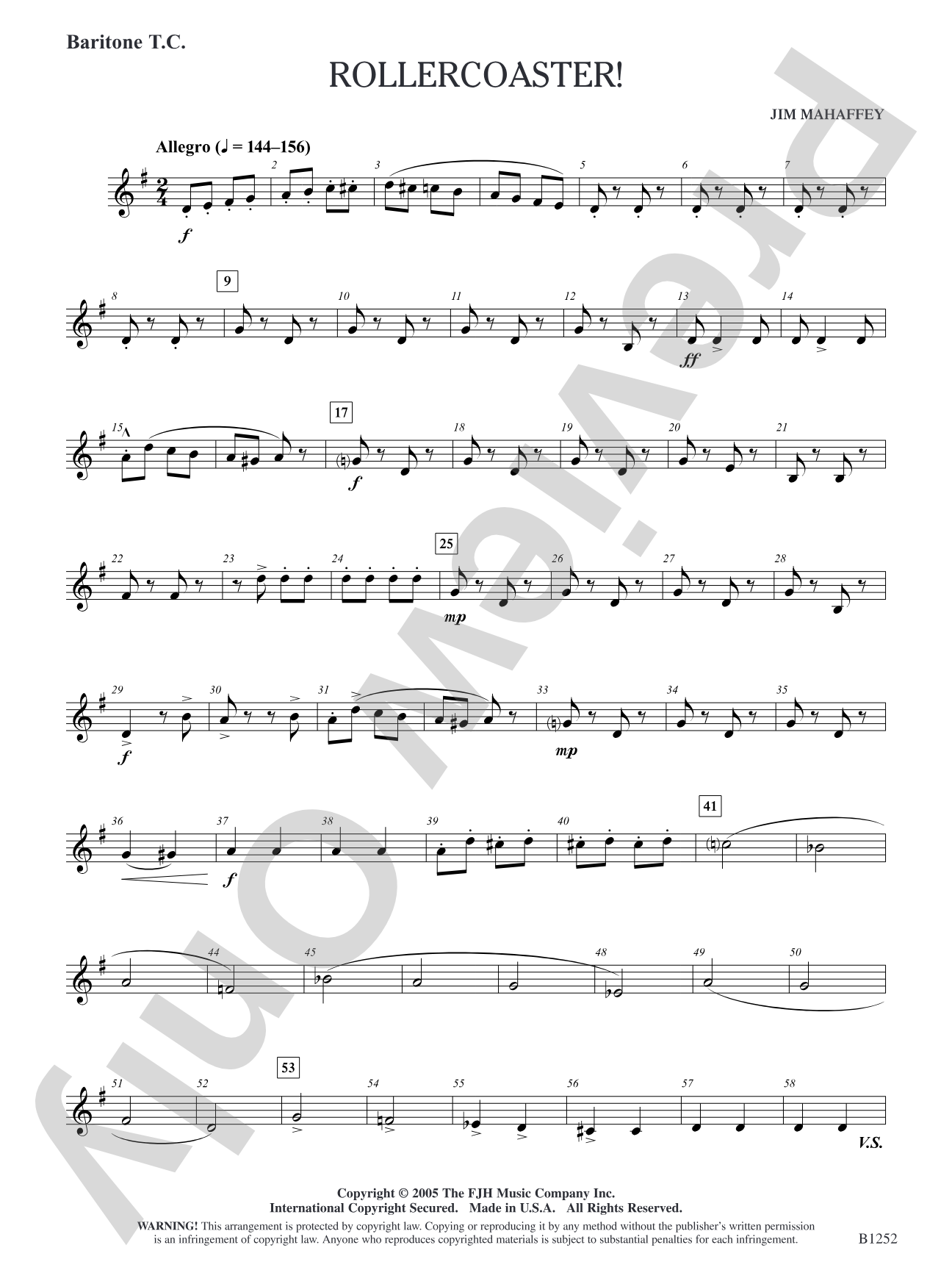 Rollercoaster!: Baritone T.C.