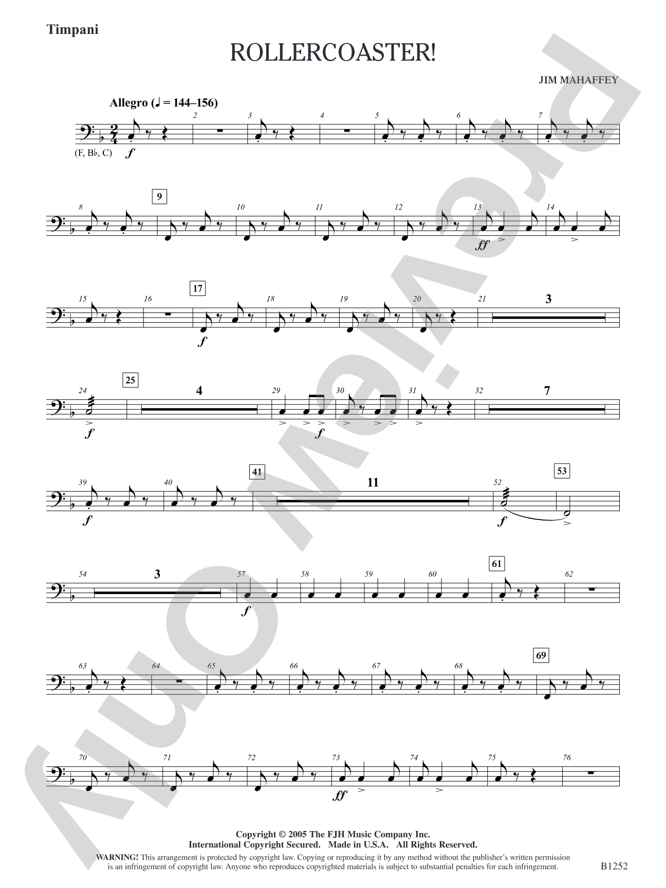 Rollercoaster!: Timpani