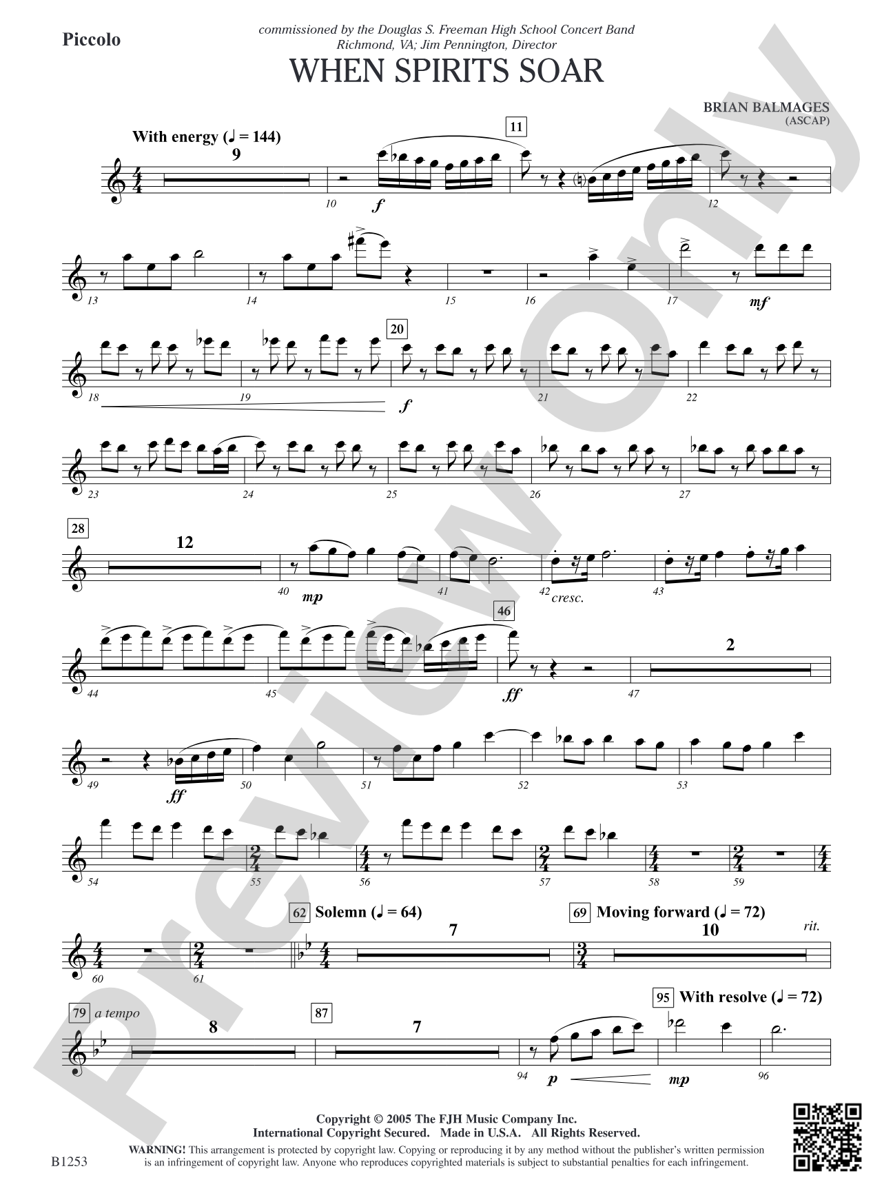 When Spirits Soar: Piccolo