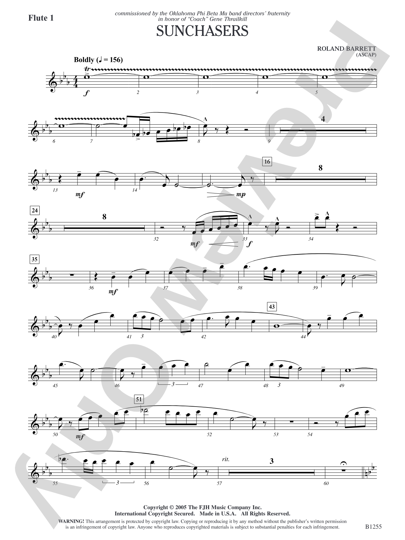 Sunchasers: Flute 1