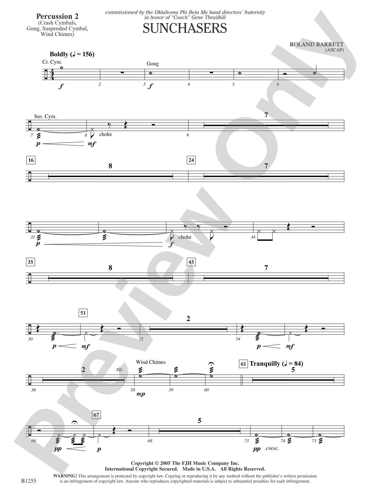 Sunchasers: Percussion 2