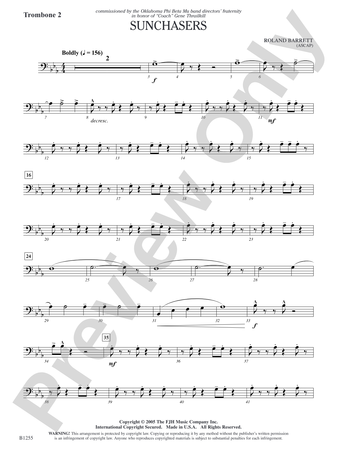 Sunchasers: Trombone 2