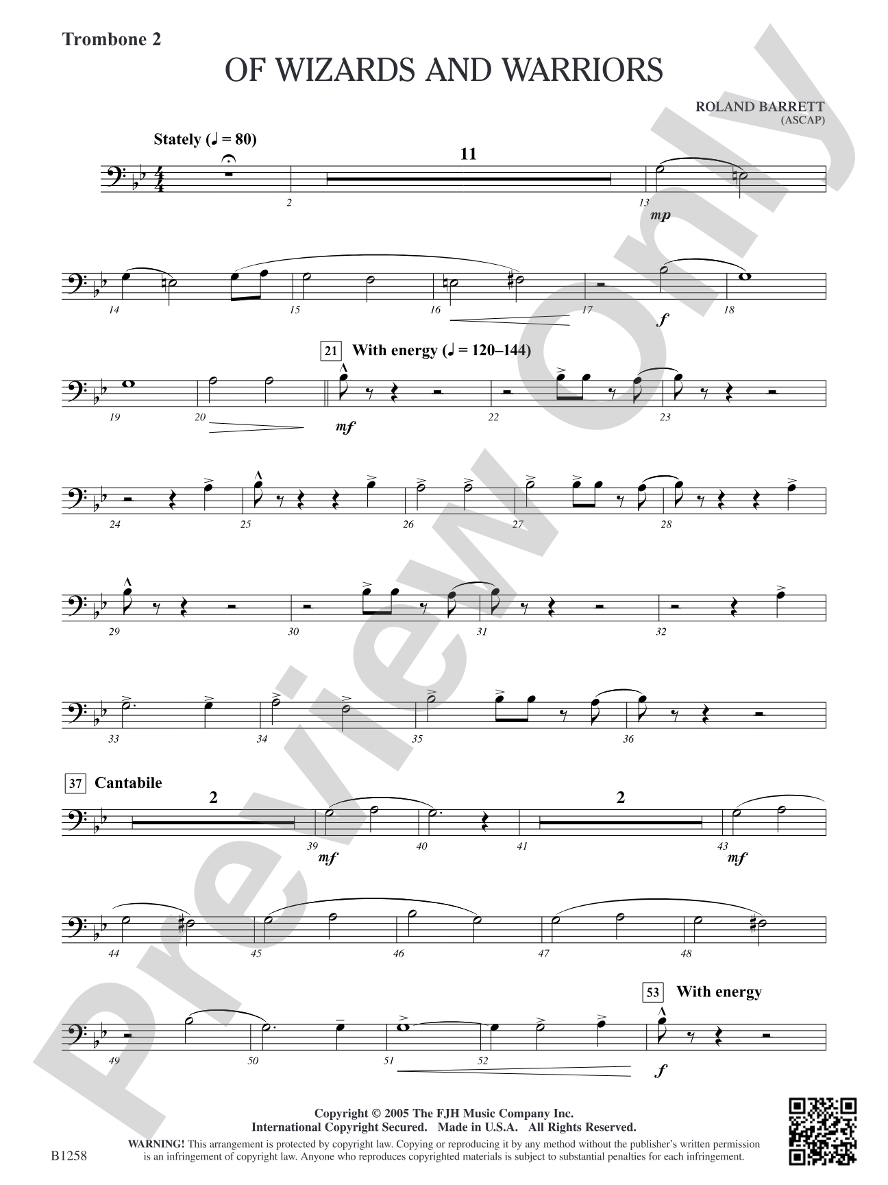 Of Wizards and Warriors: Trombone 2