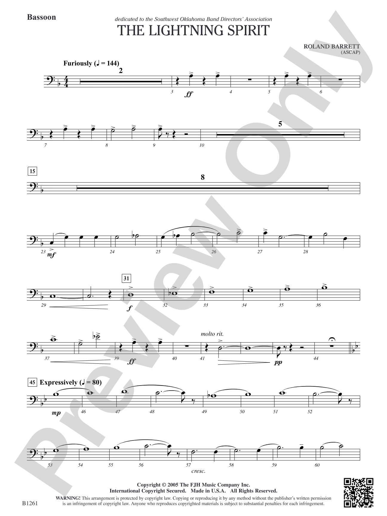 The Lightning Spirit: Bassoon