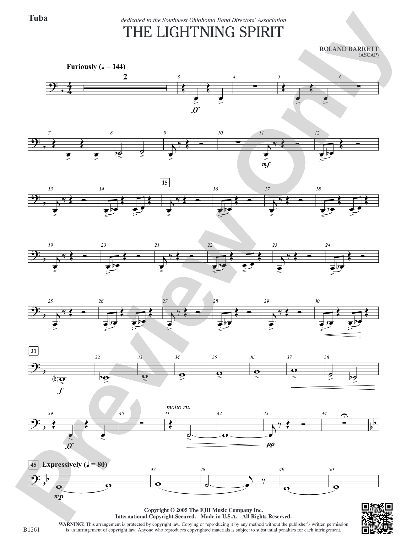 The Lightning Spirit: Tuba