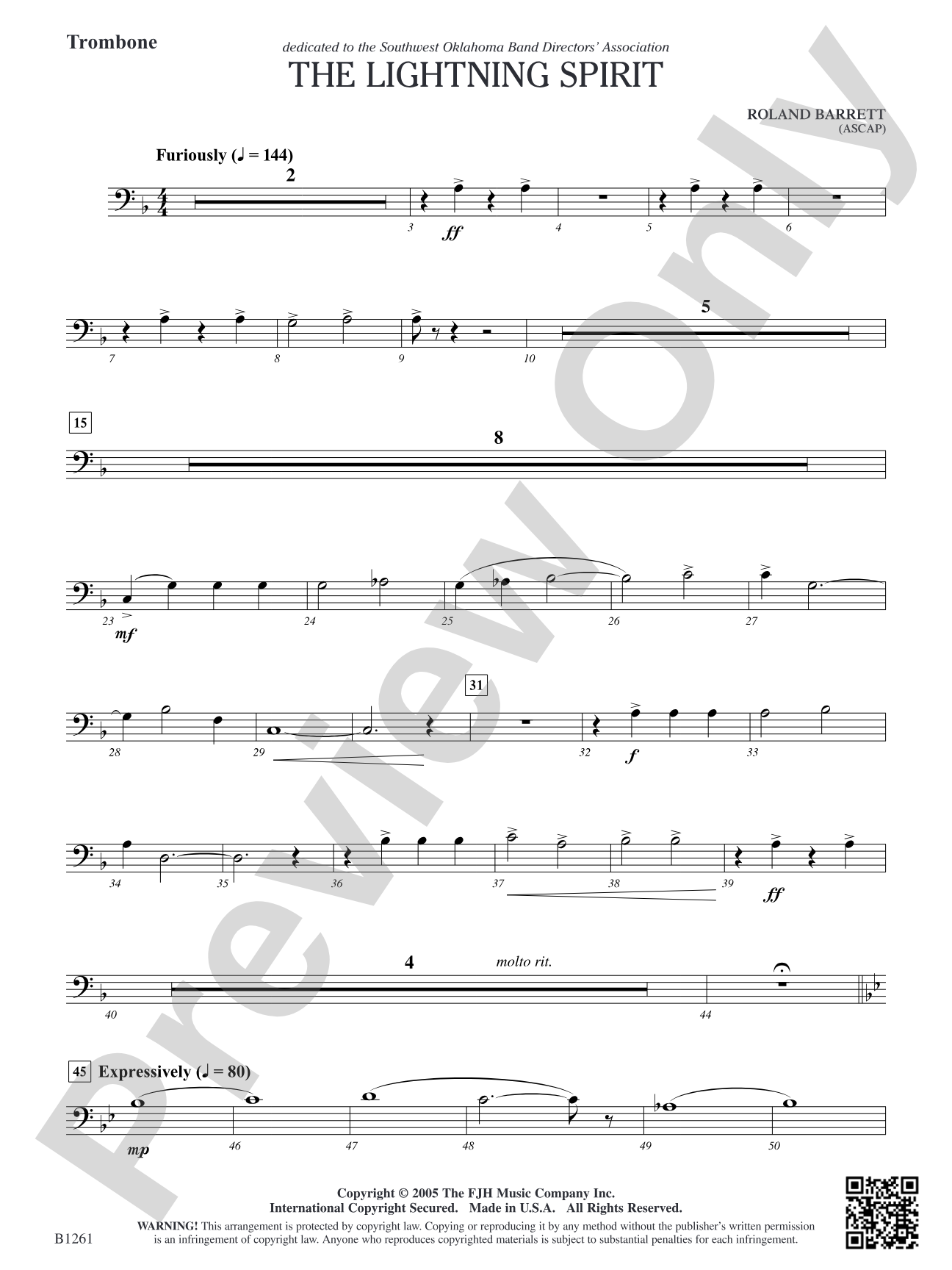 The Lightning Spirit: Trombone