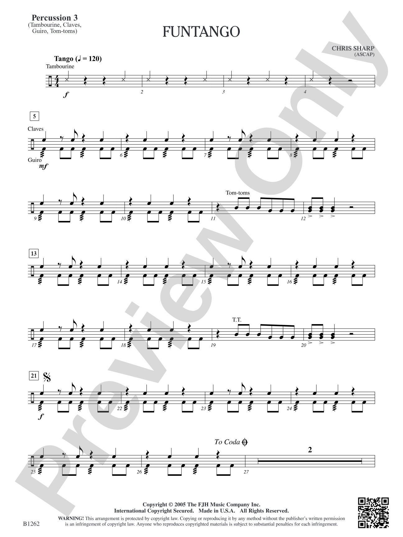 Funtango: Percussion 3