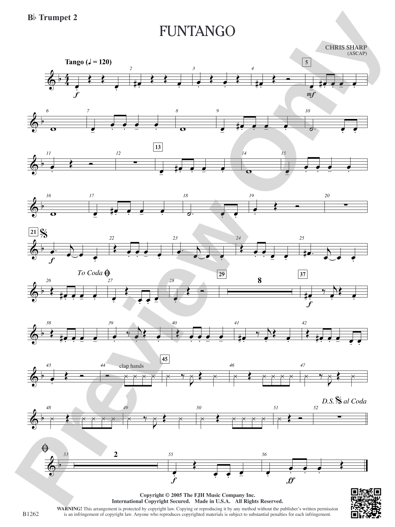 Funtango: B-flat Trumpet 2