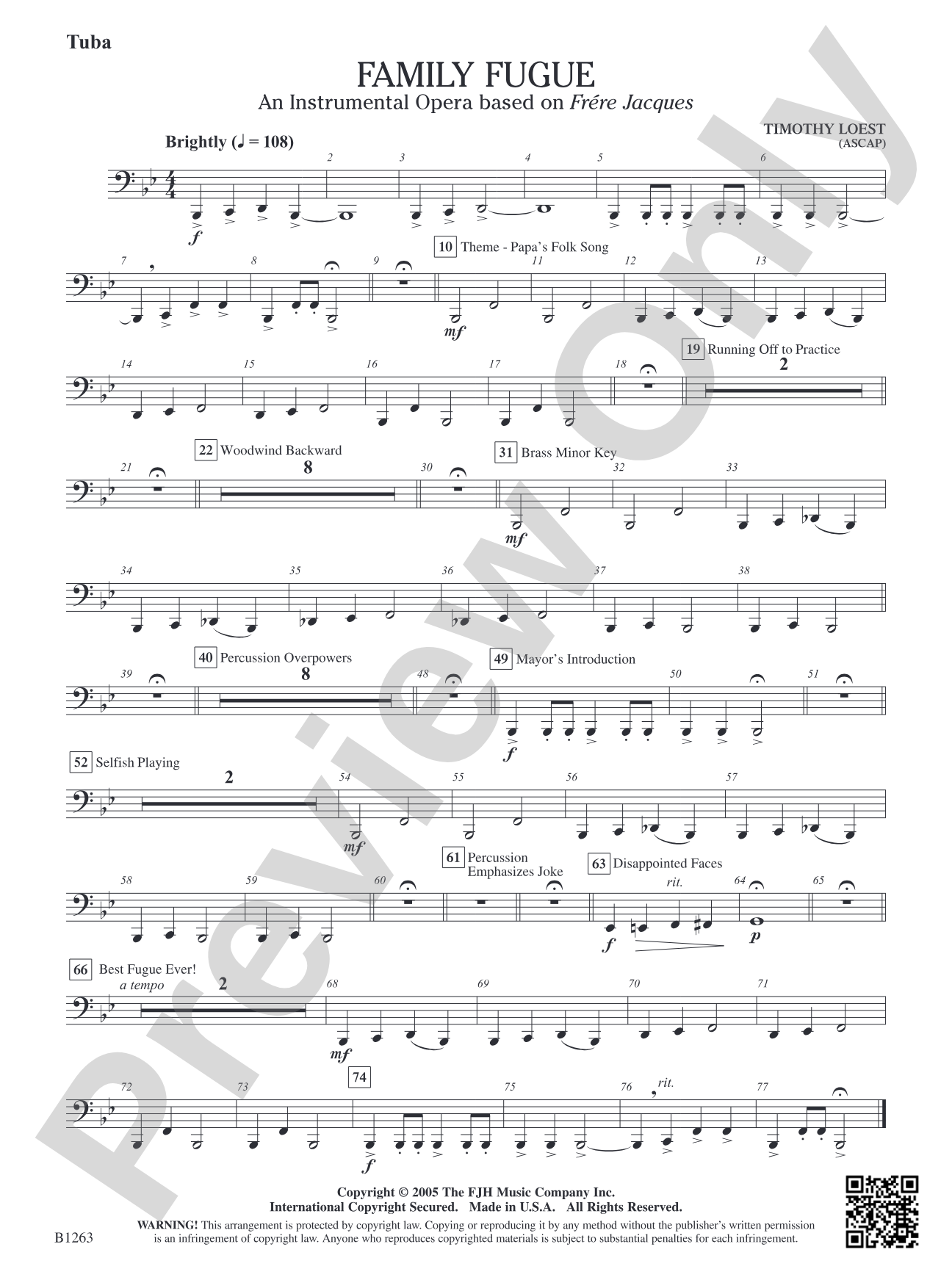 Family Fugue: Tuba