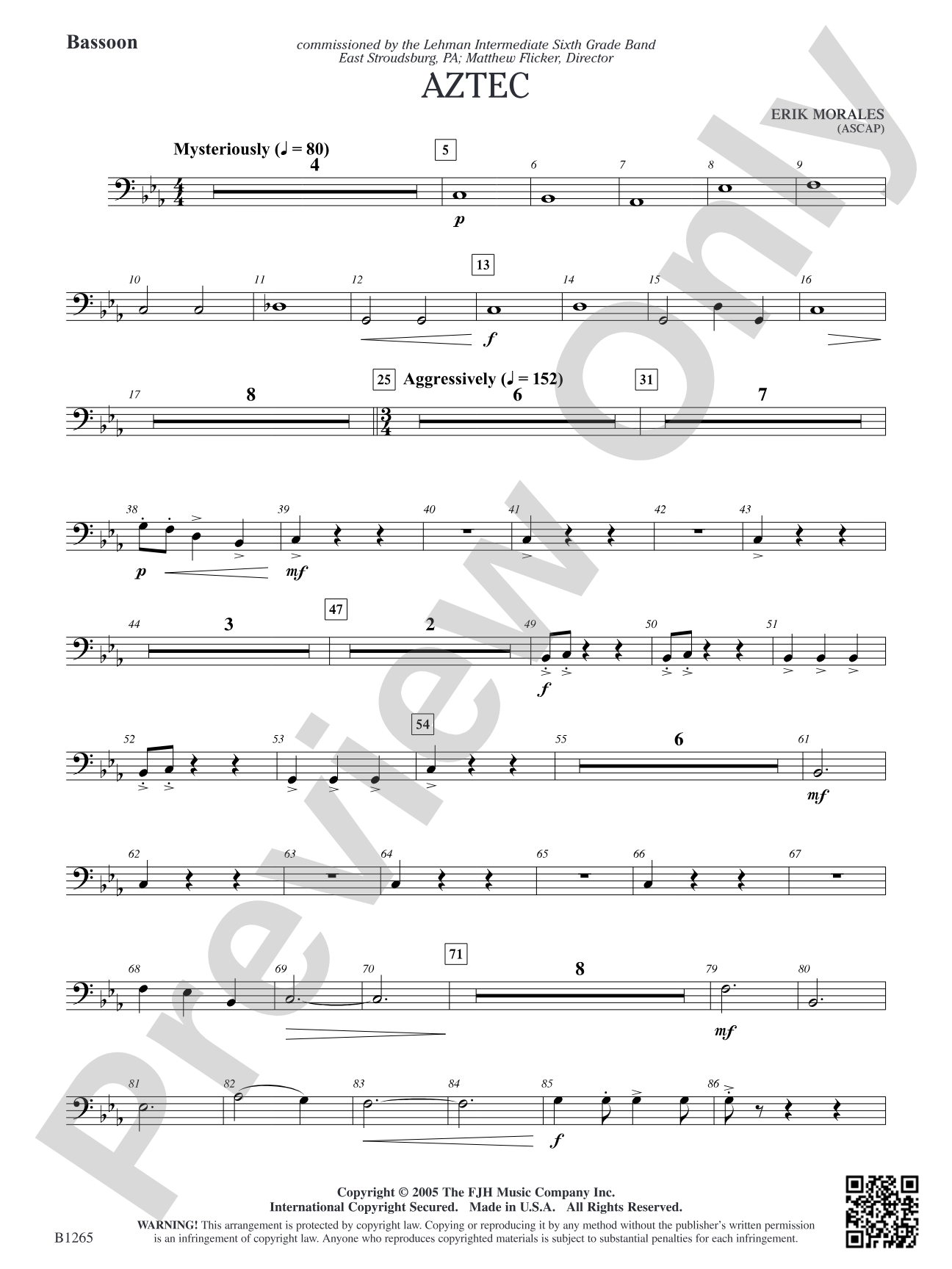 Aztec: Bassoon
