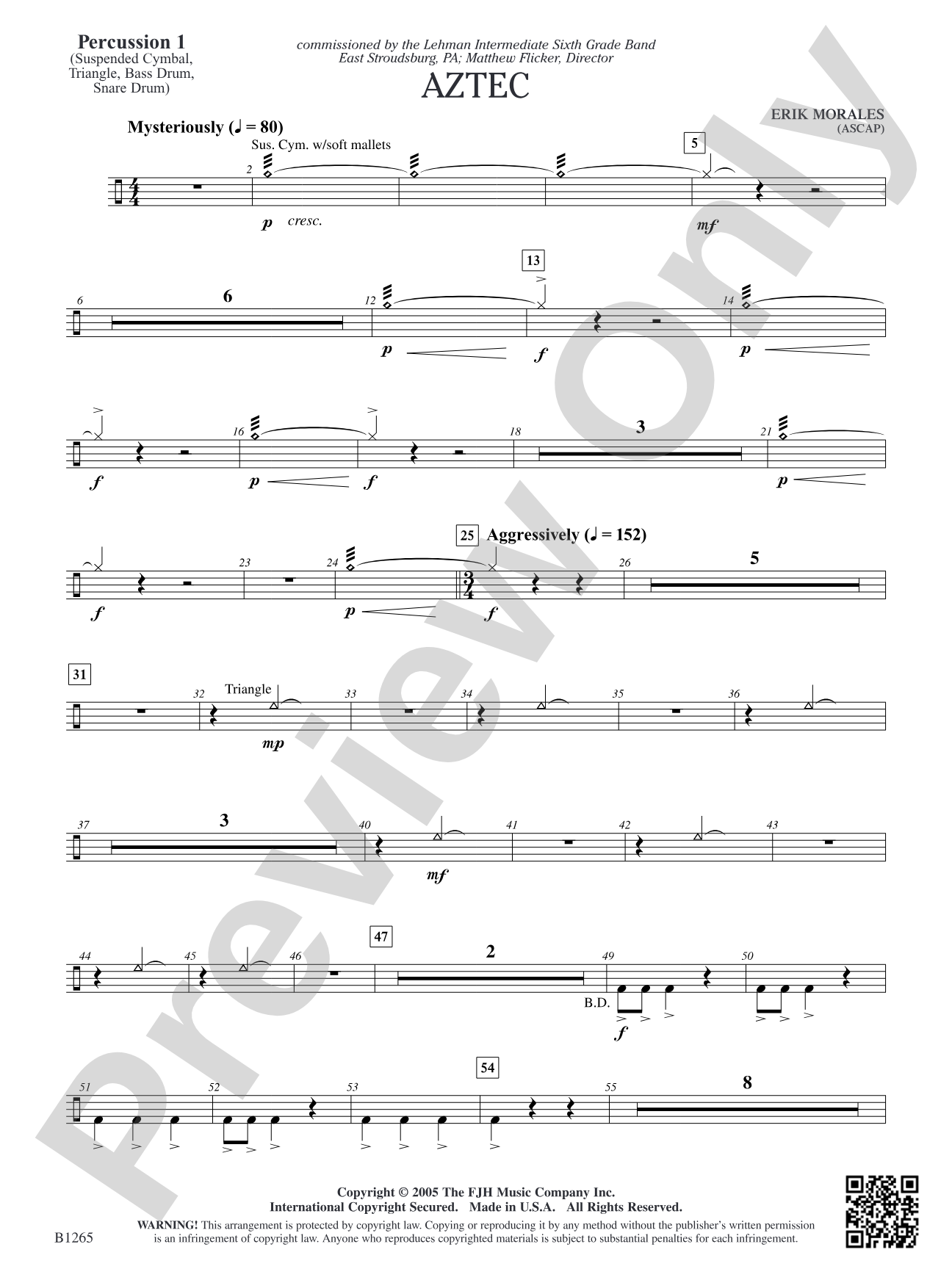 Aztec: Percussion 1