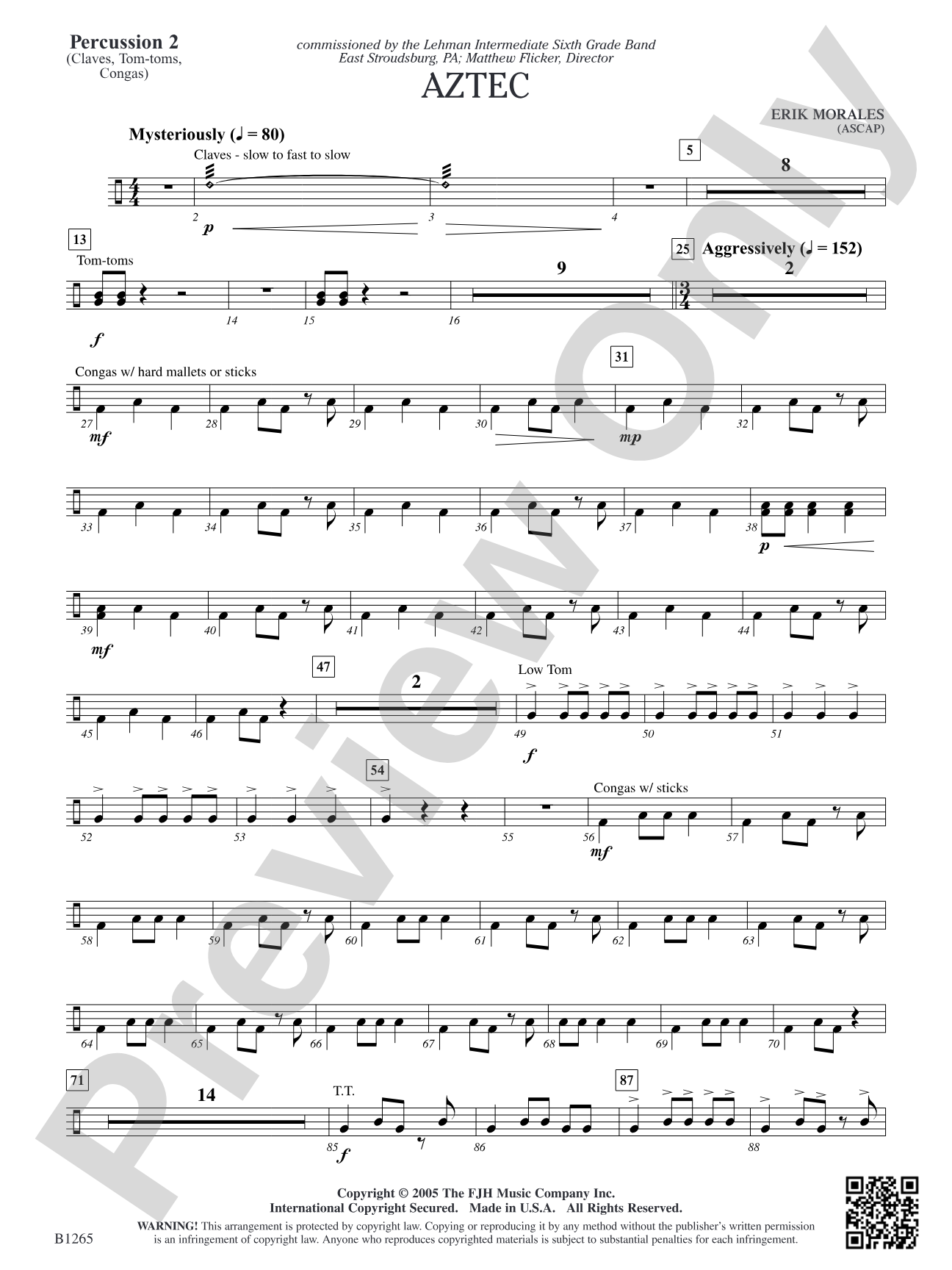 Aztec: Percussion 2