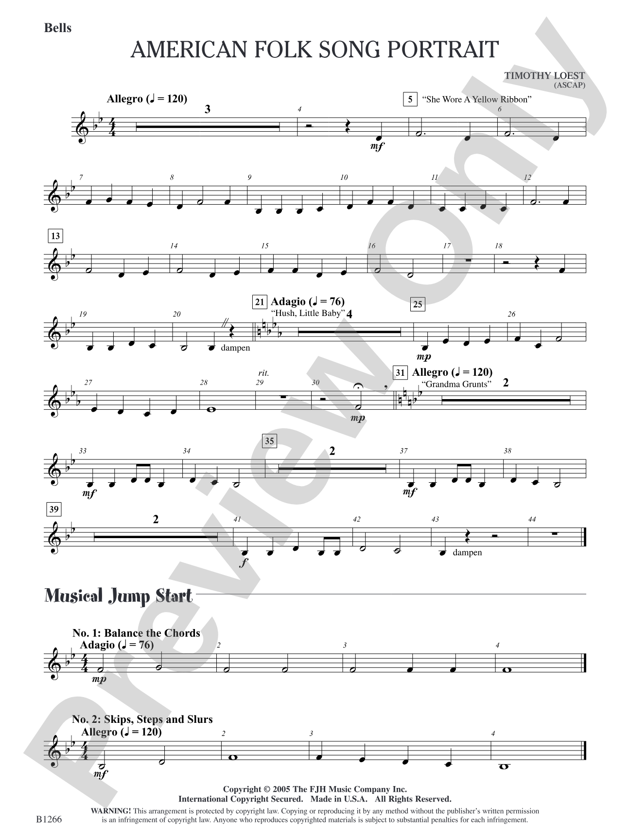 American Folk Song Portrait: Bells