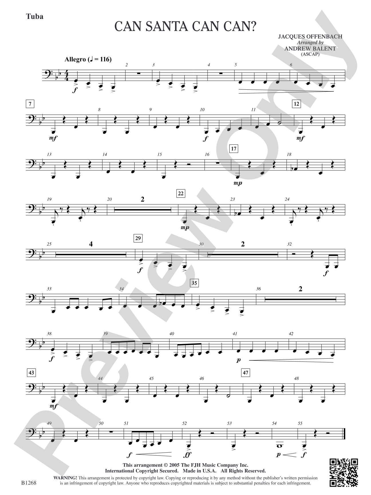 Can Santa Can Can?: Tuba