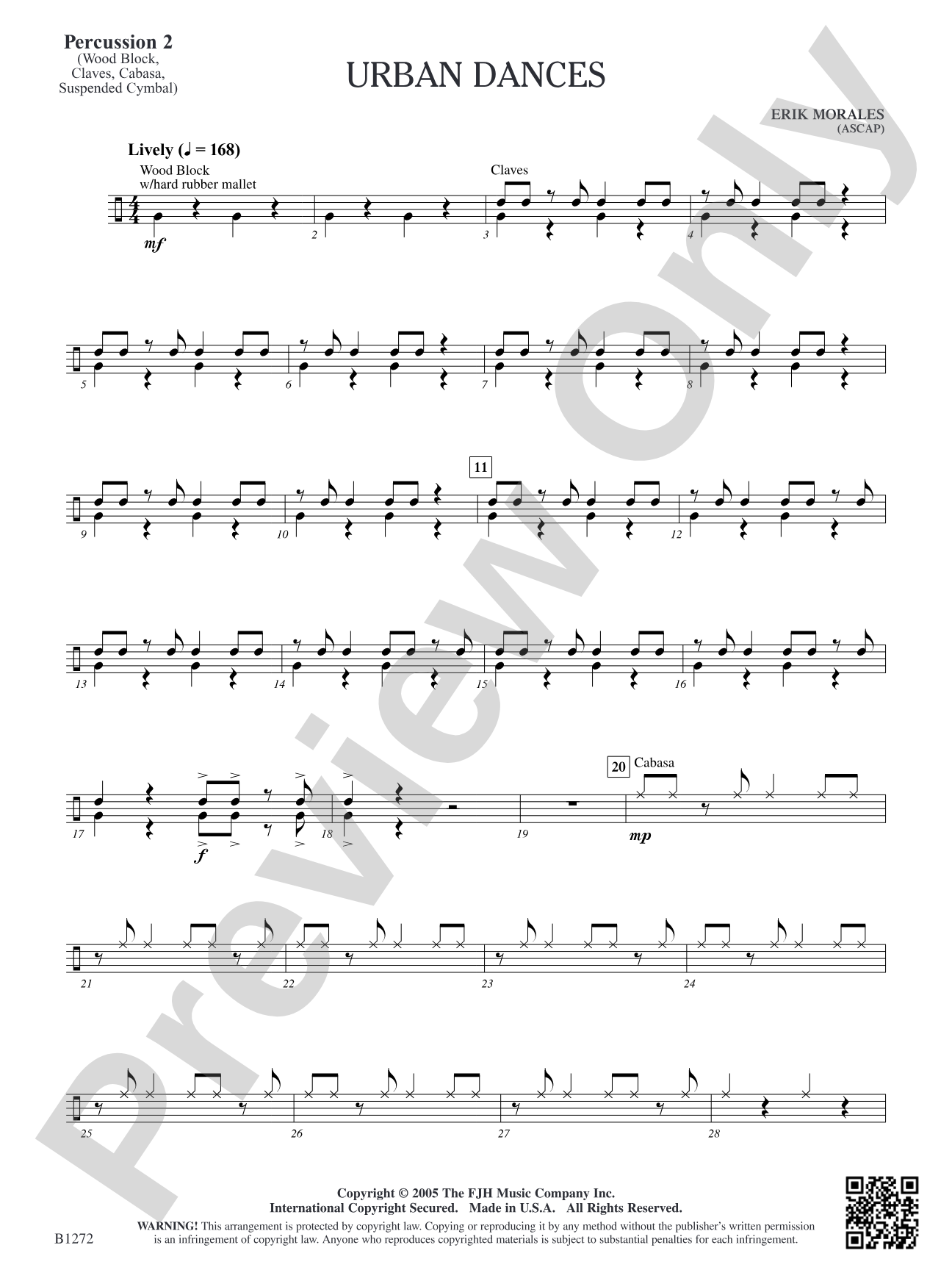 Urban Dances: Percussion 2