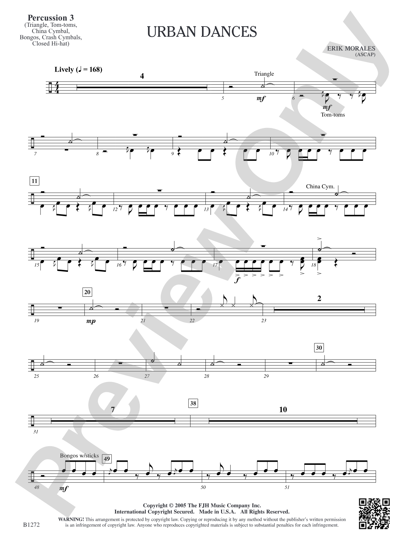 Urban Dances: Percussion 3