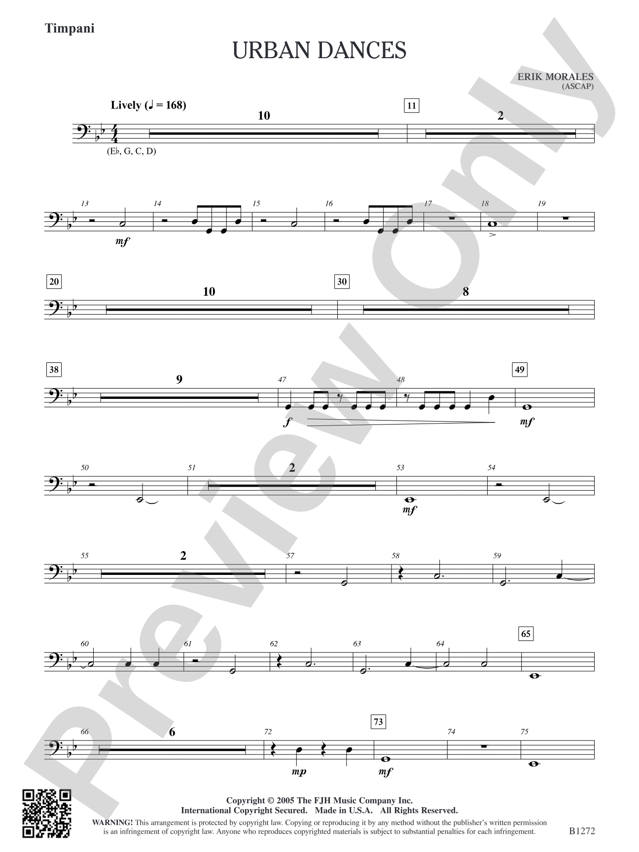 Urban Dances: Timpani