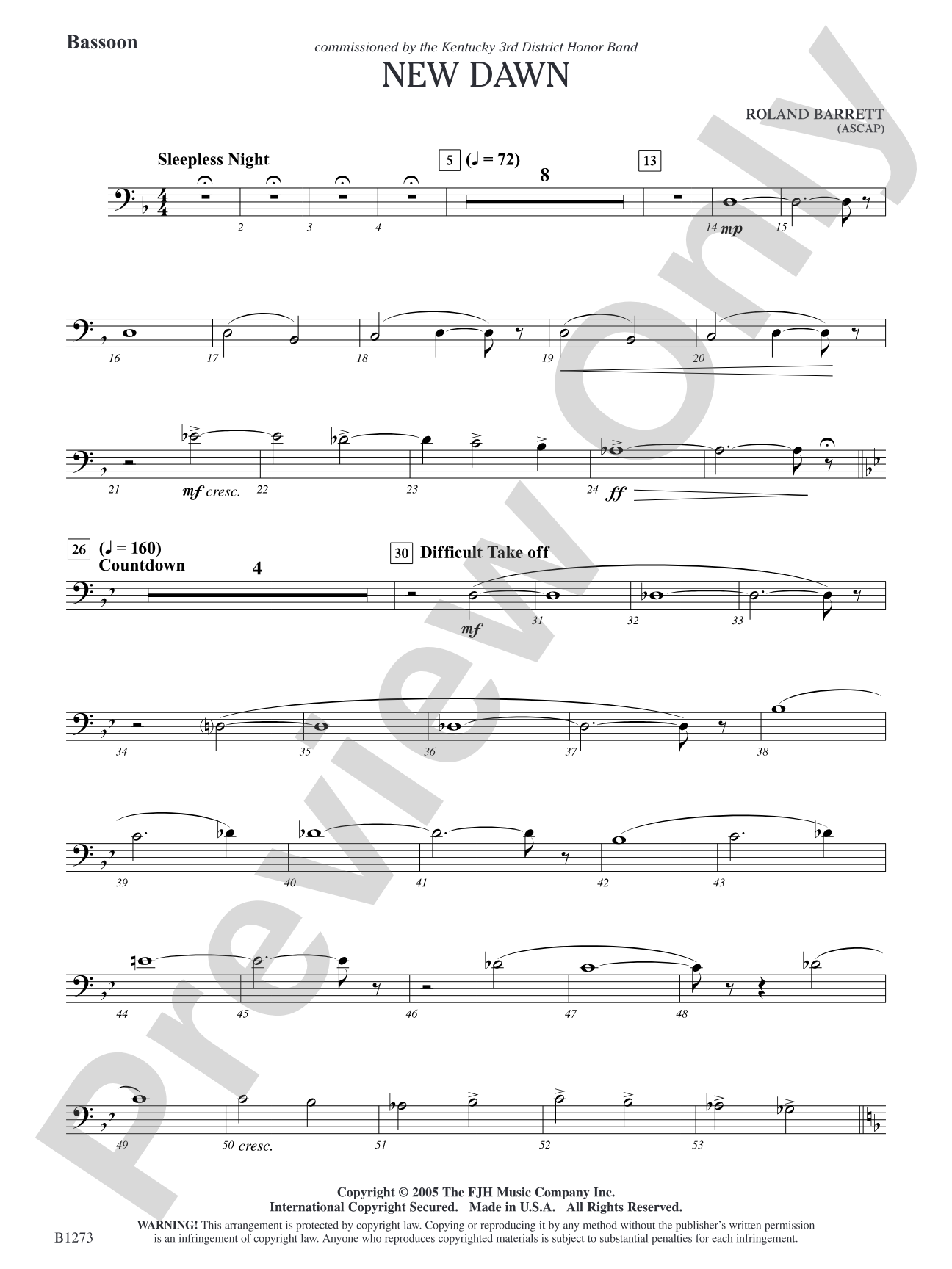 New Dawn: Bassoon