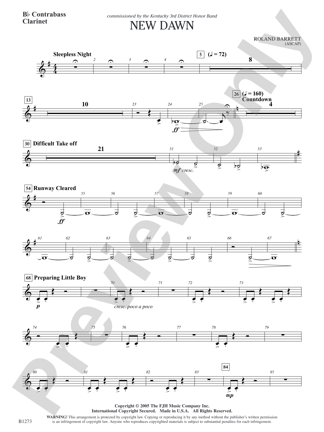 New Dawn: B-flat Contrabass Clarinet