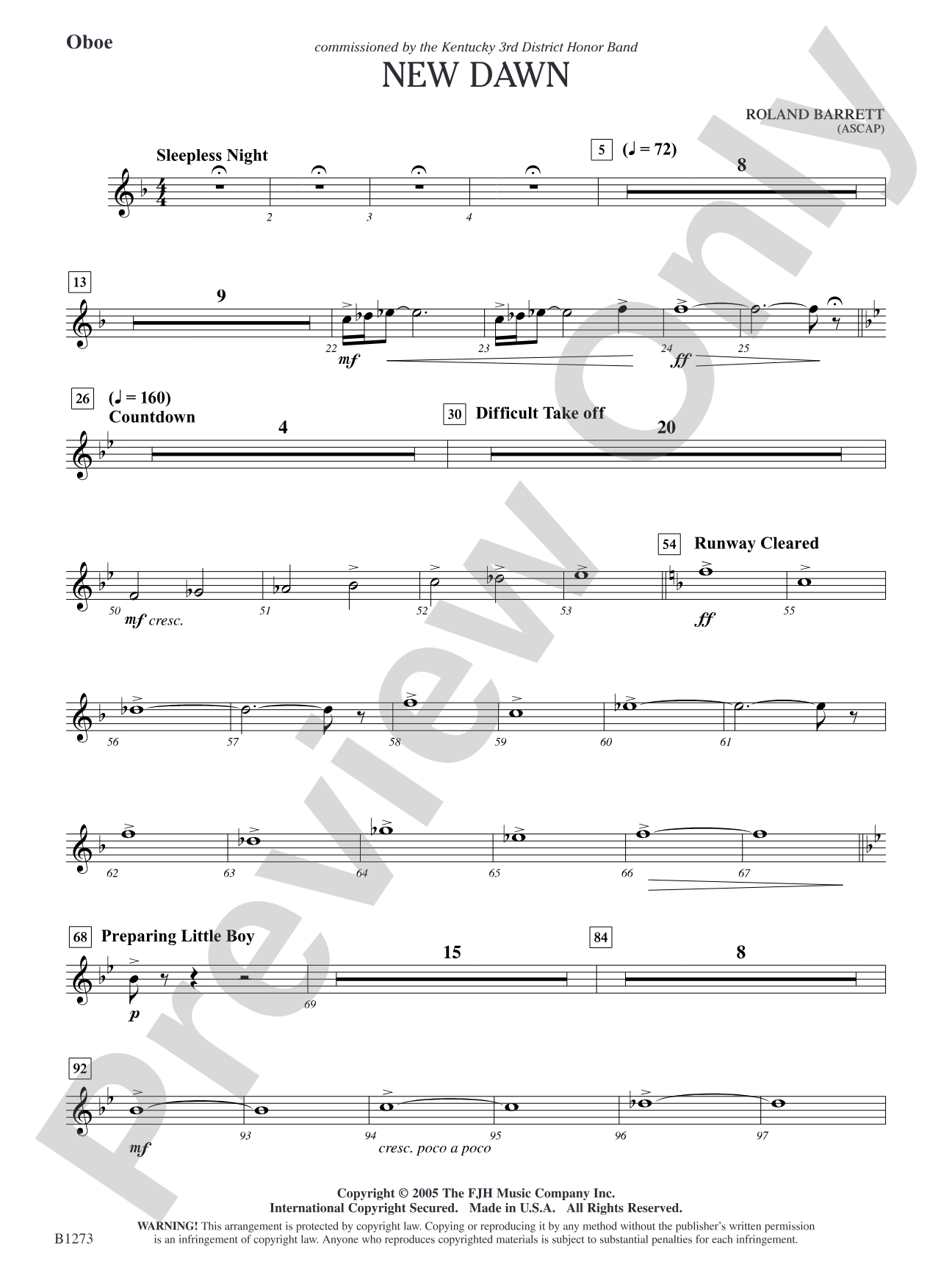 New Dawn: Oboe
