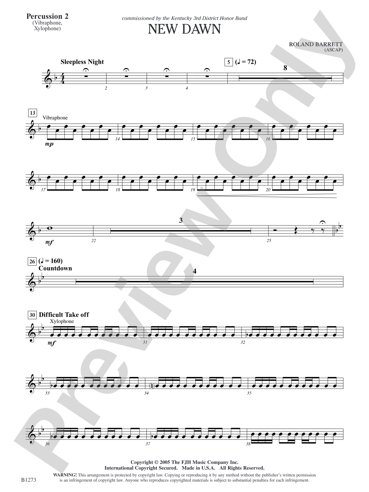 New Dawn: Percussion 2