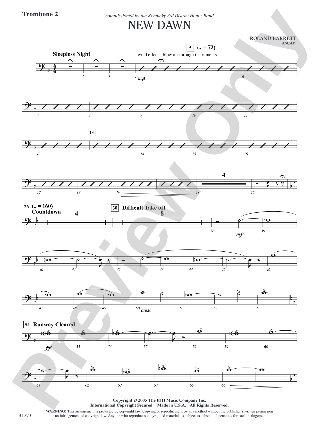 New Dawn: Trombone 2