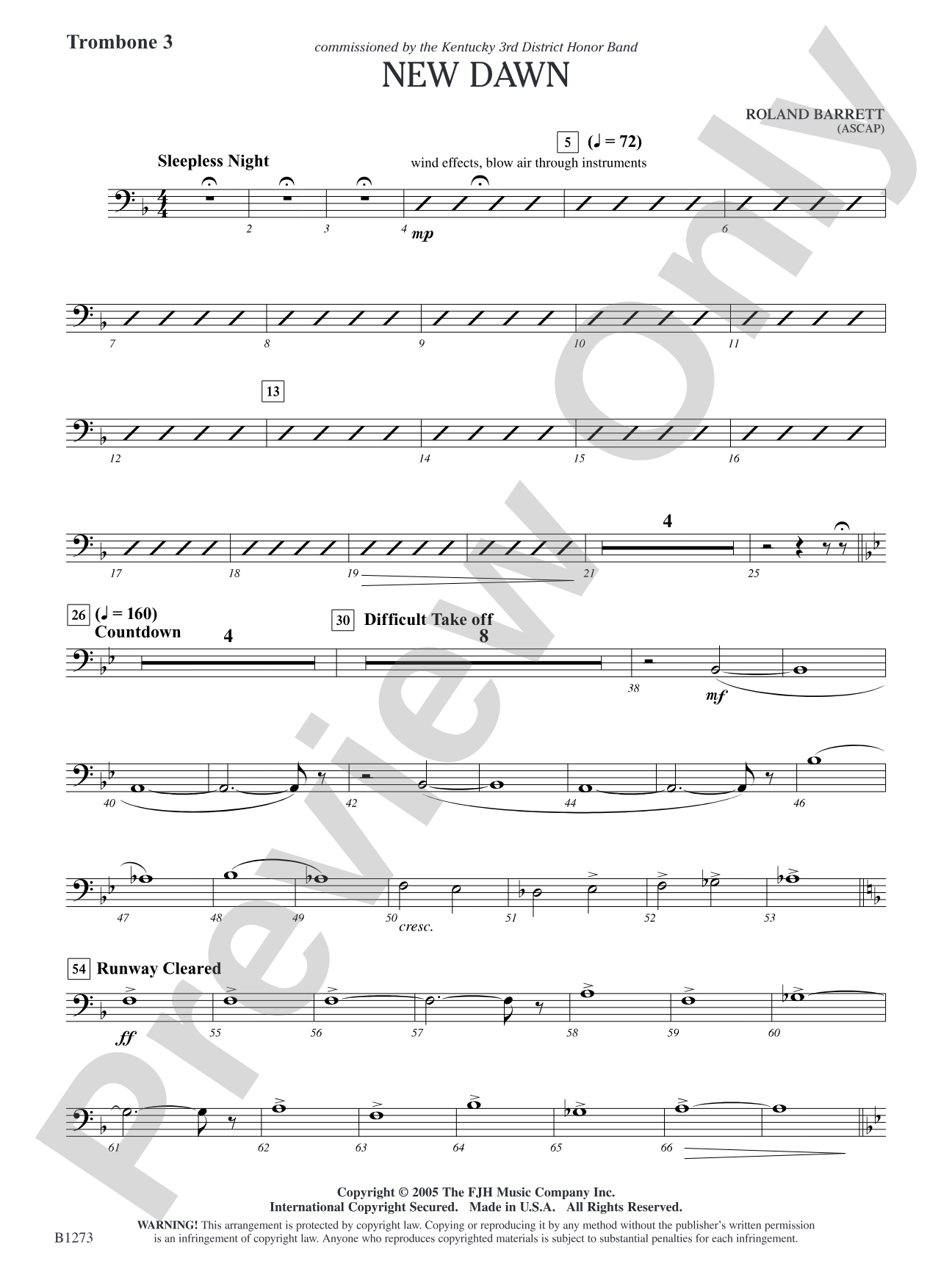 New Dawn: Trombone 3