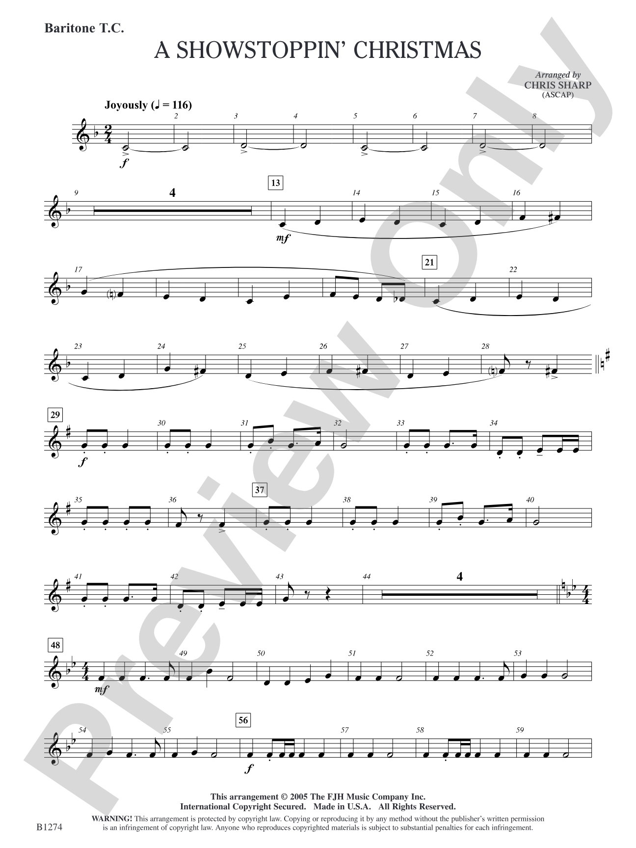 A Showstoppin' Christmas: Baritone T.C.