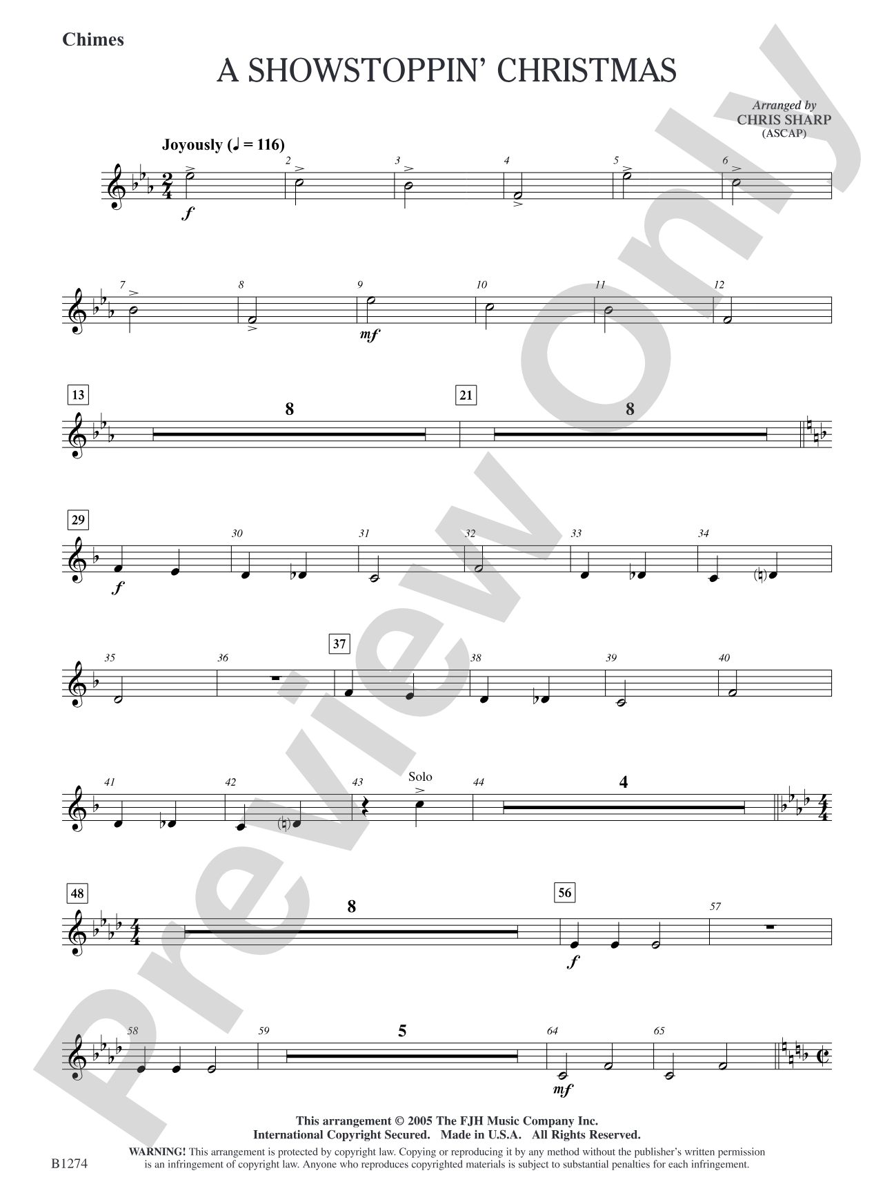 A Showstoppin' Christmas: Chimes