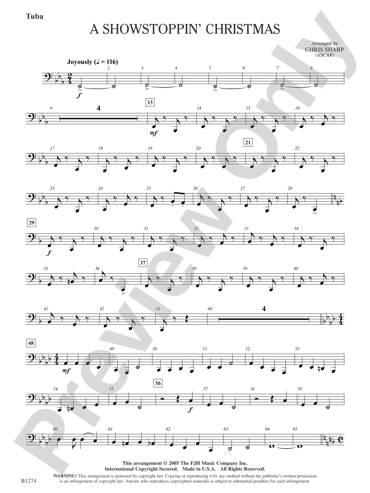 A Showstoppin' Christmas: Tuba
