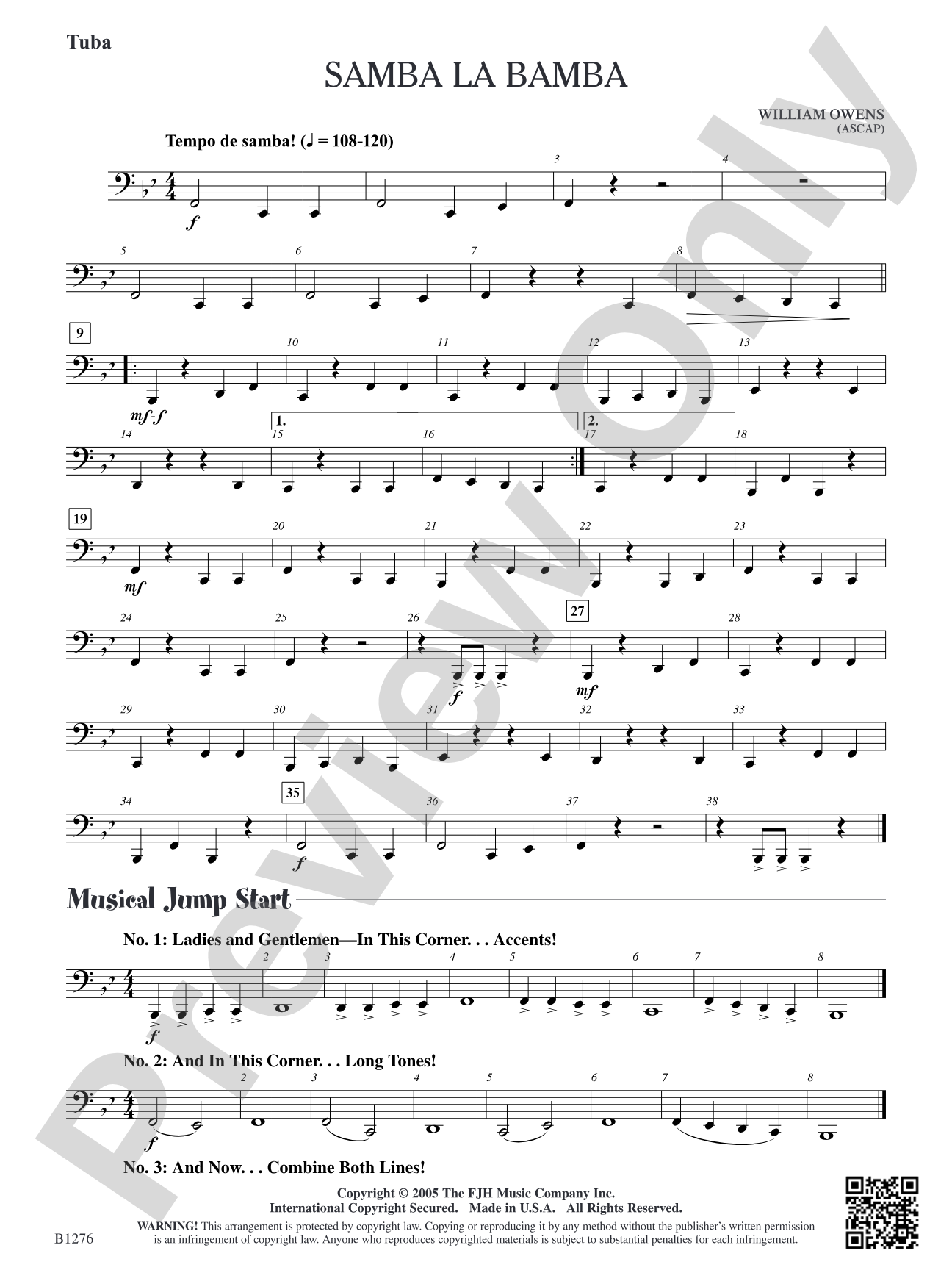Samba La Bamba: Tuba