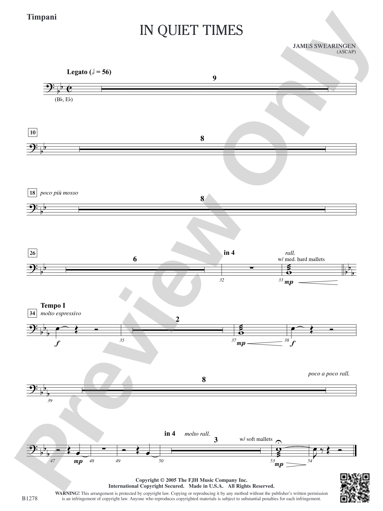 In Quiet Times: Timpani