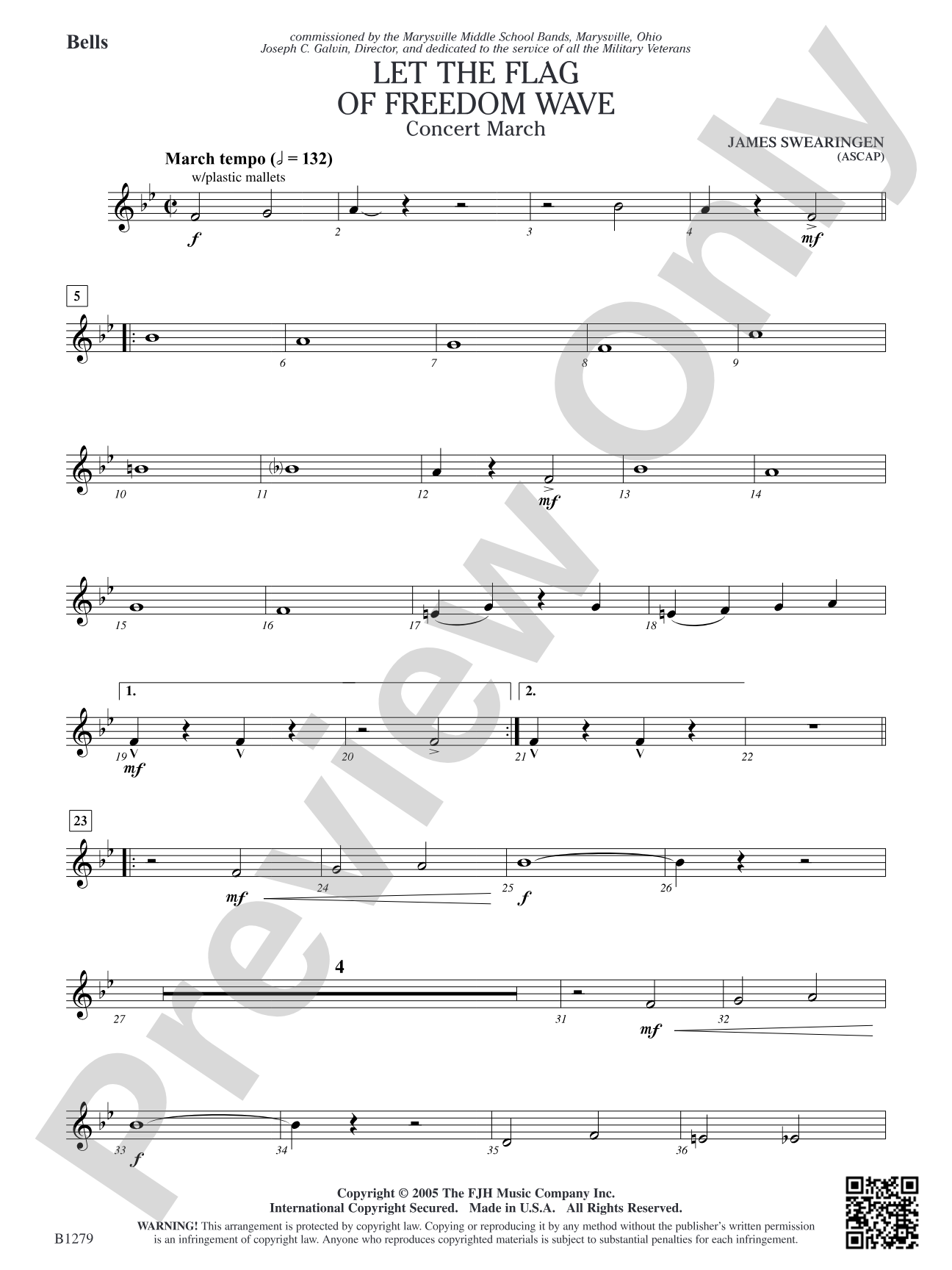 Let the Flag of Freedom Wave: Bells