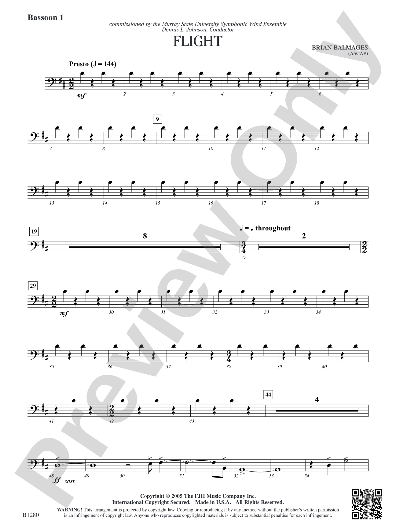 Flight: Bassoon 1