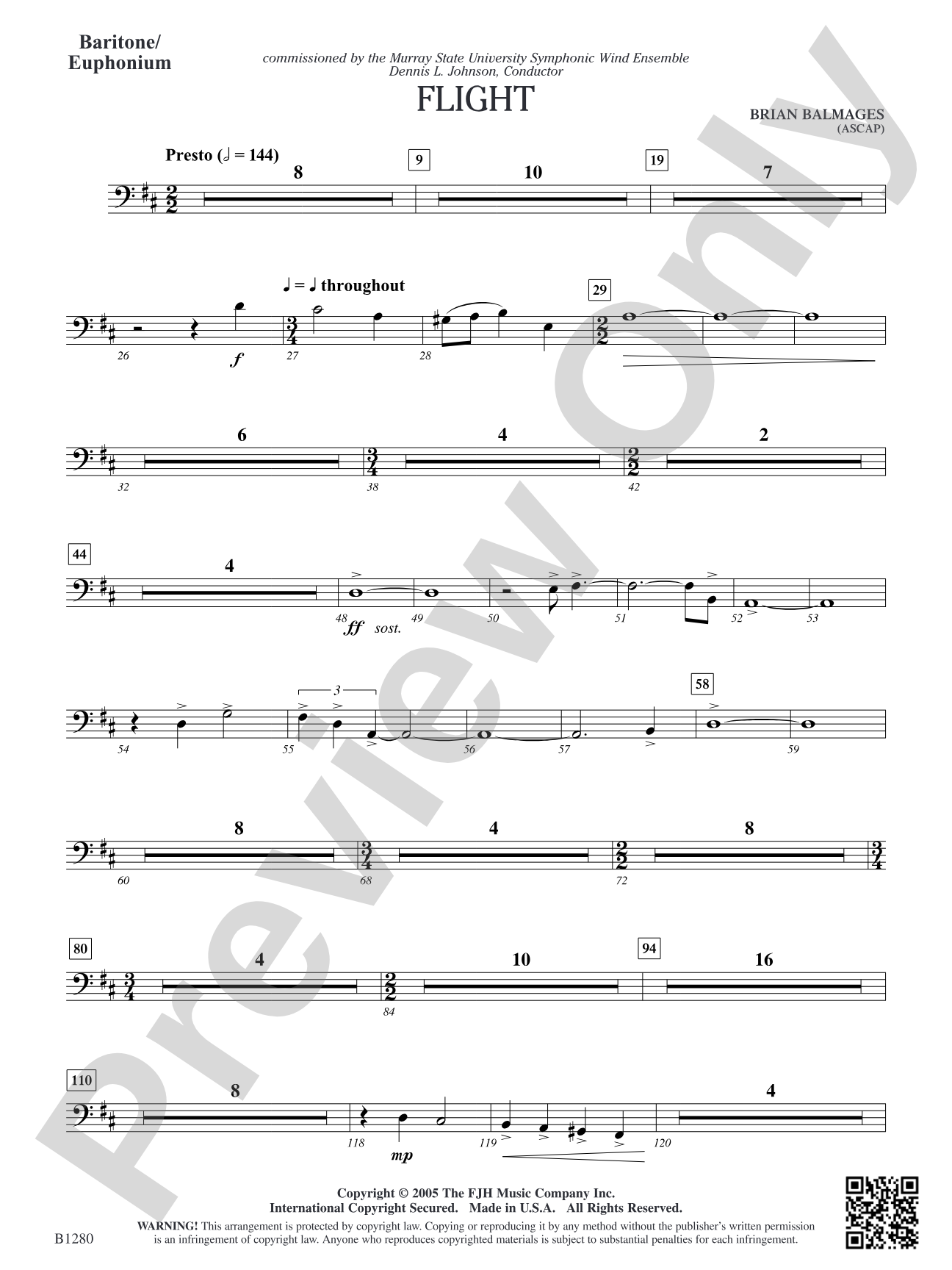 Flight: Baritone/Euphonium