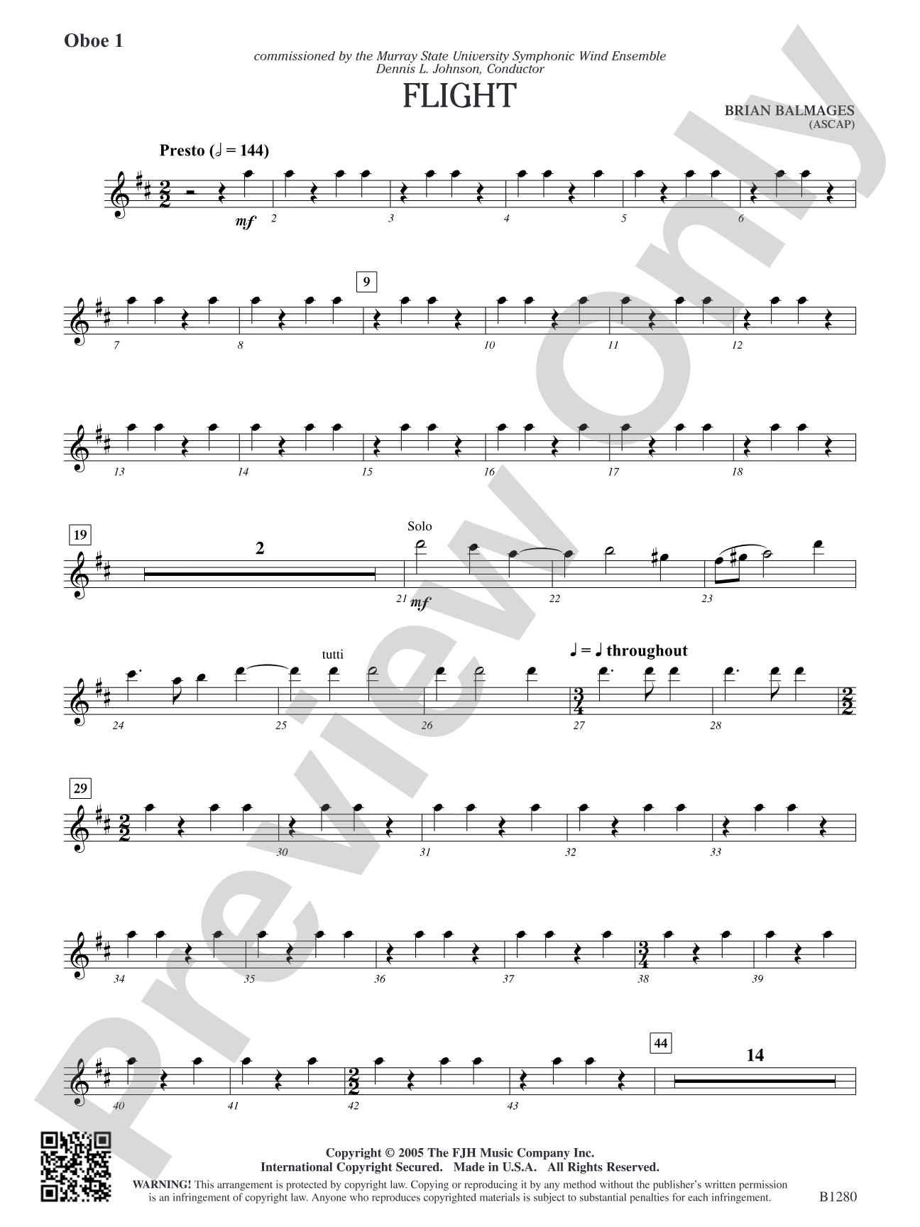 Flight: Oboe 1