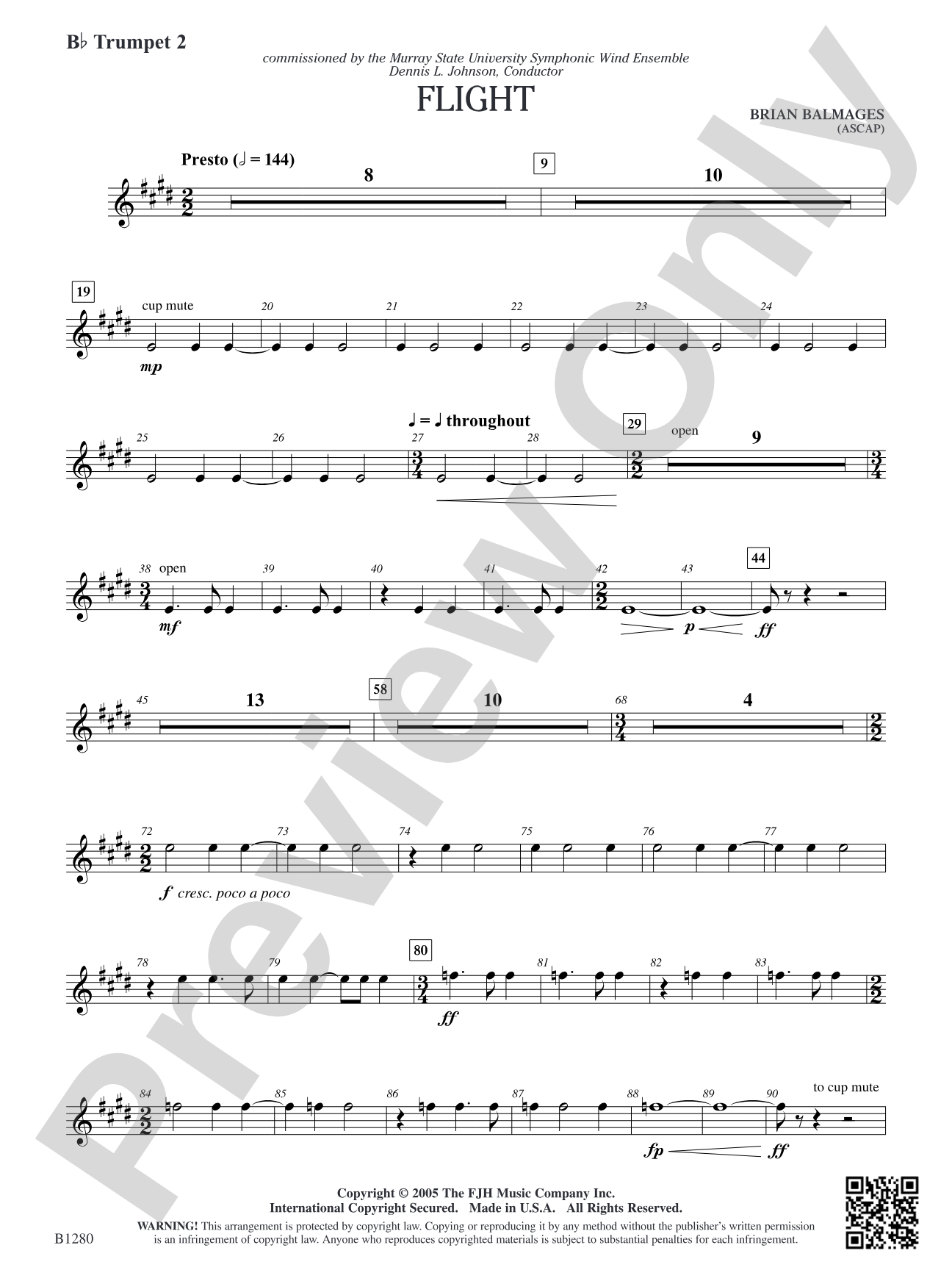 Flight: B-flat Trumpet 2