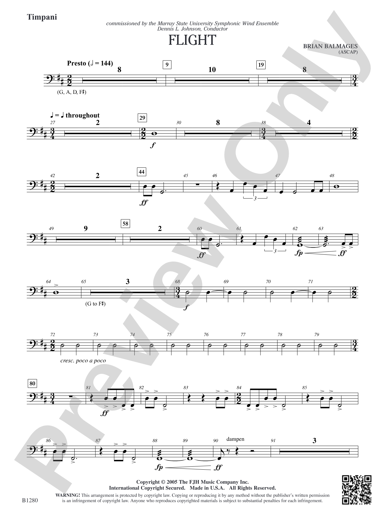 Flight: Timpani