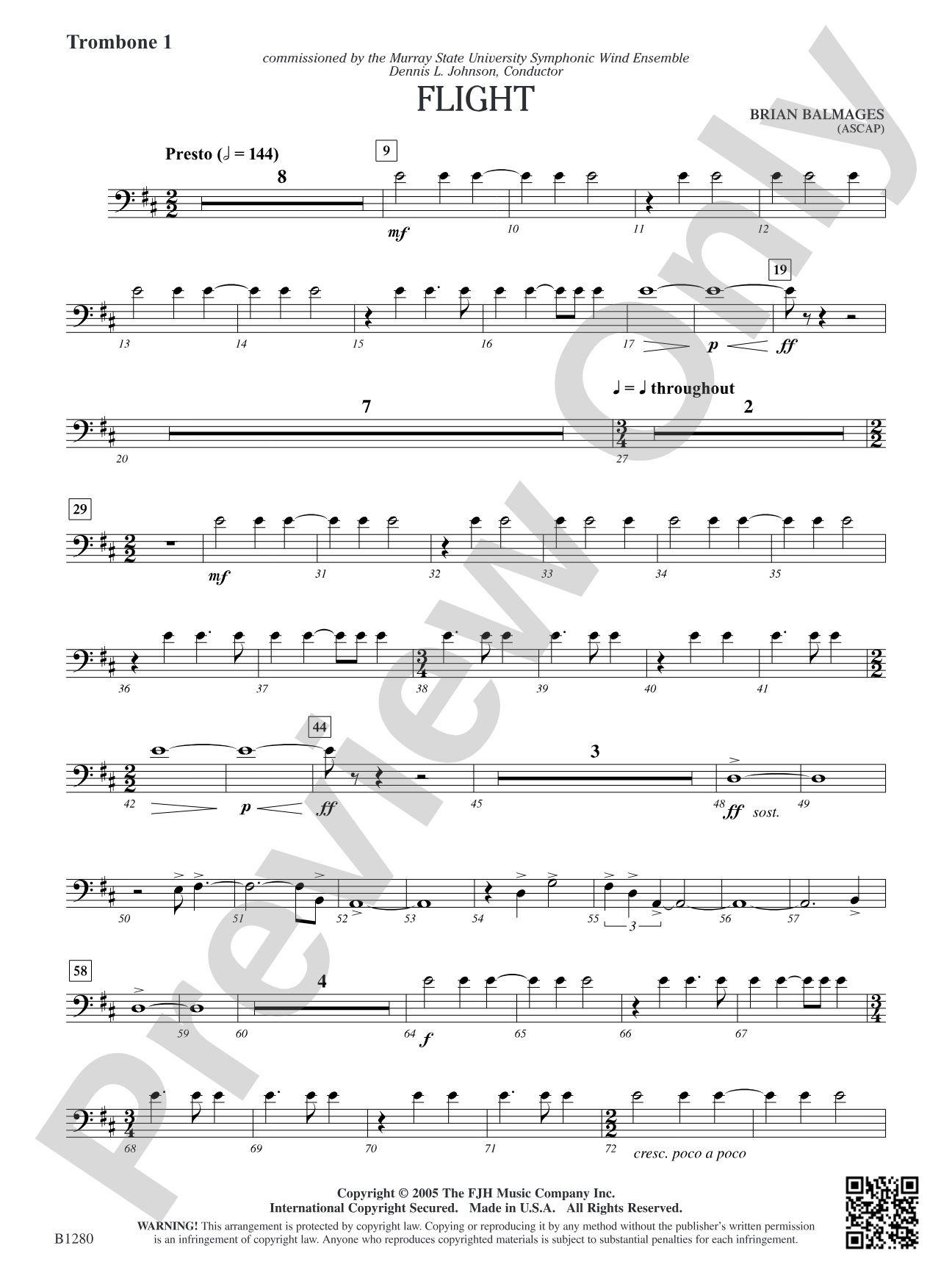 Flight: Trombone 1