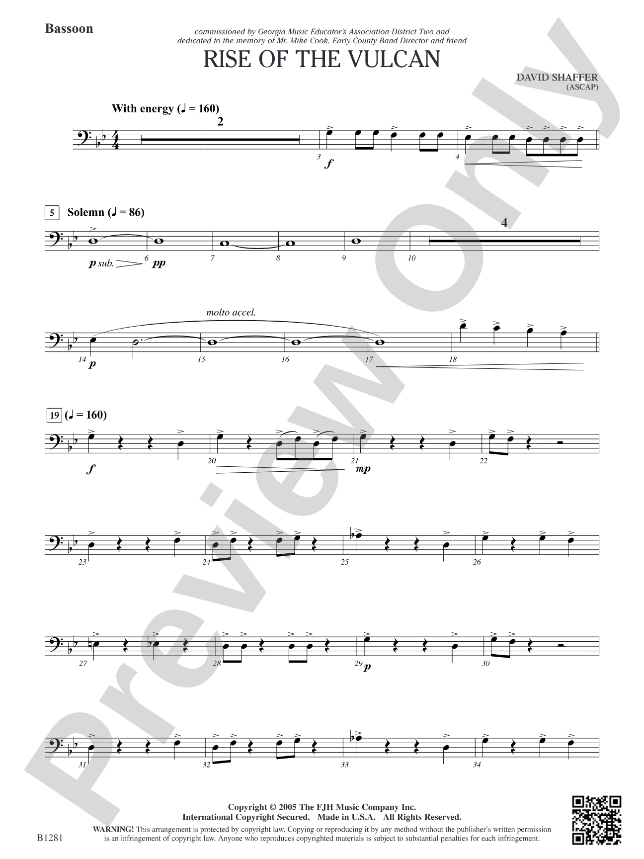 Rise of the Vulcan: Bassoon