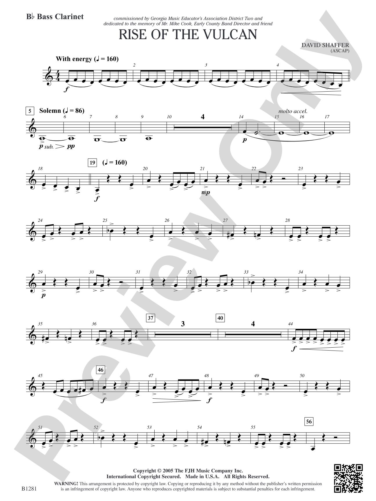 Rise of the Vulcan: B-flat Bass Clarinet